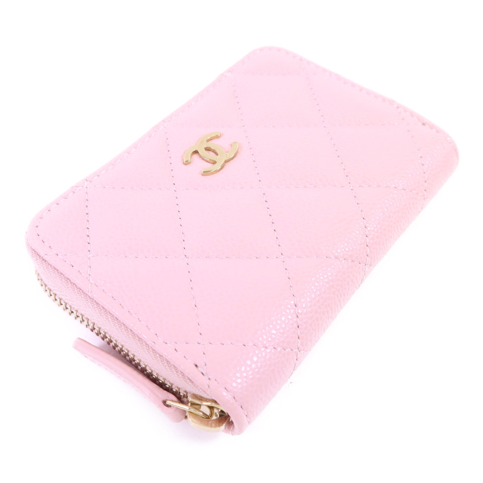 CHANEL 牛皮皮革Card Case金扣卡片套