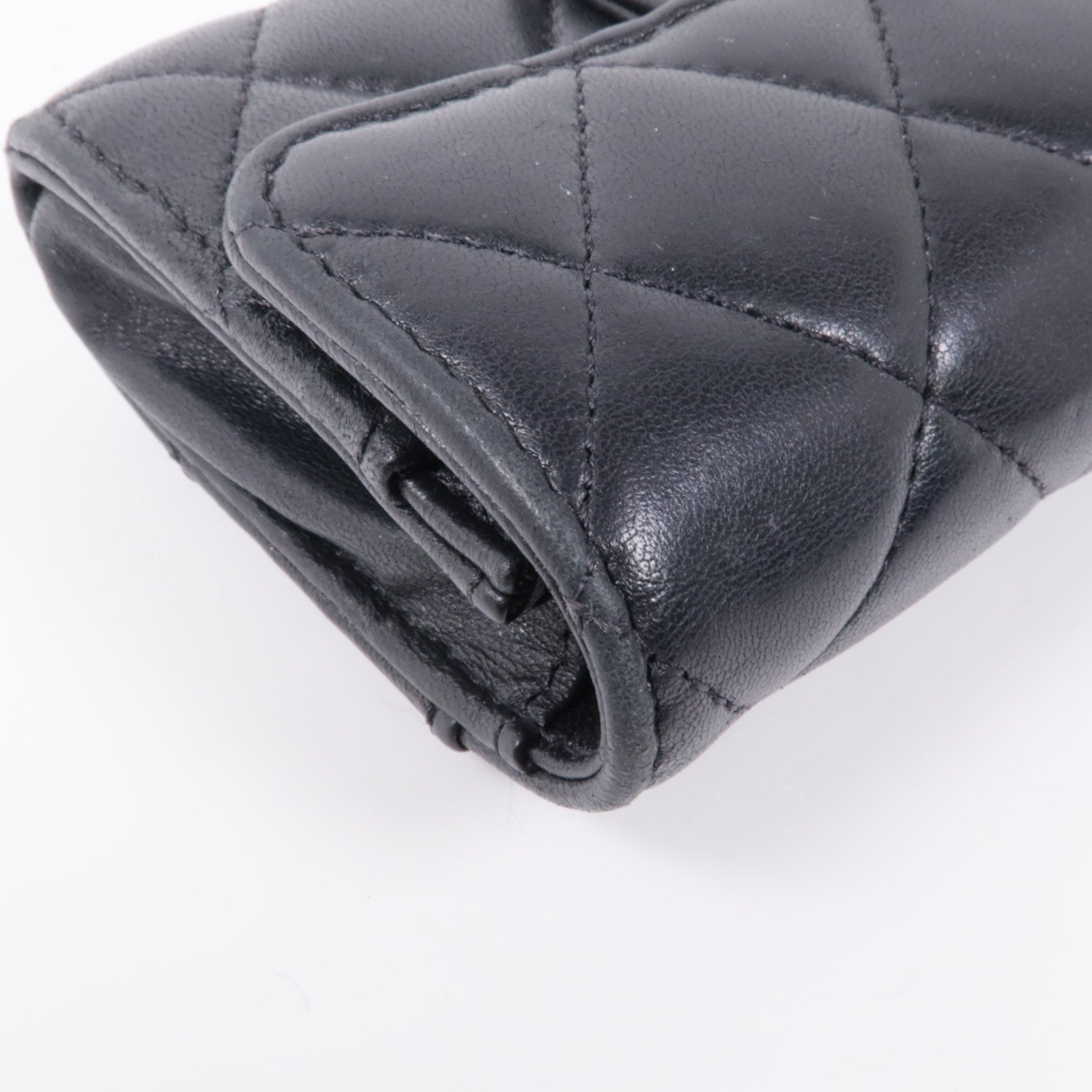 CHANEL 羊皮皮革Card Case金扣卡片套