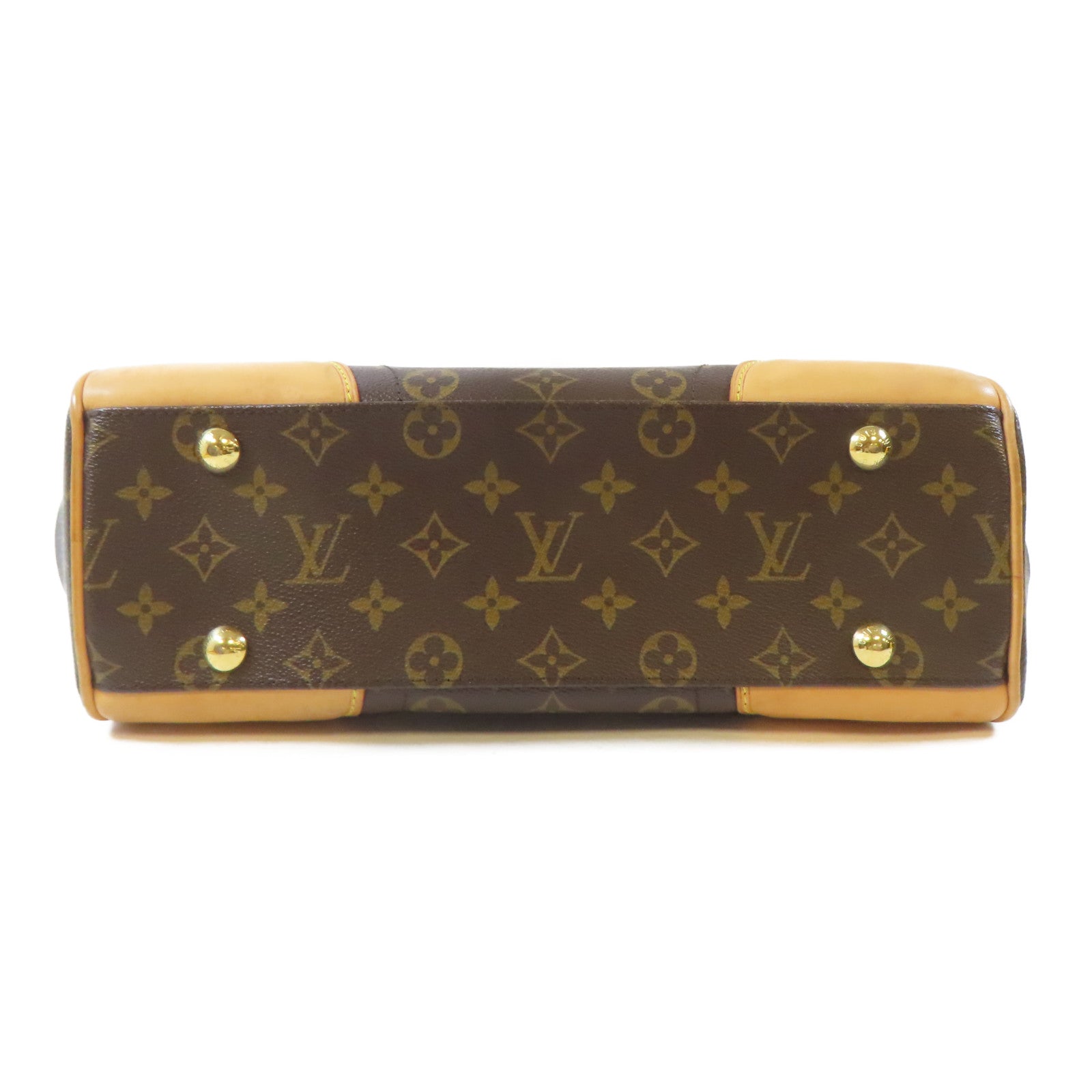 LOUIS VUITTON (PRICE DOWN) LV GHW Beverly MM Shoulder Handbag M40121 Monogram Brown