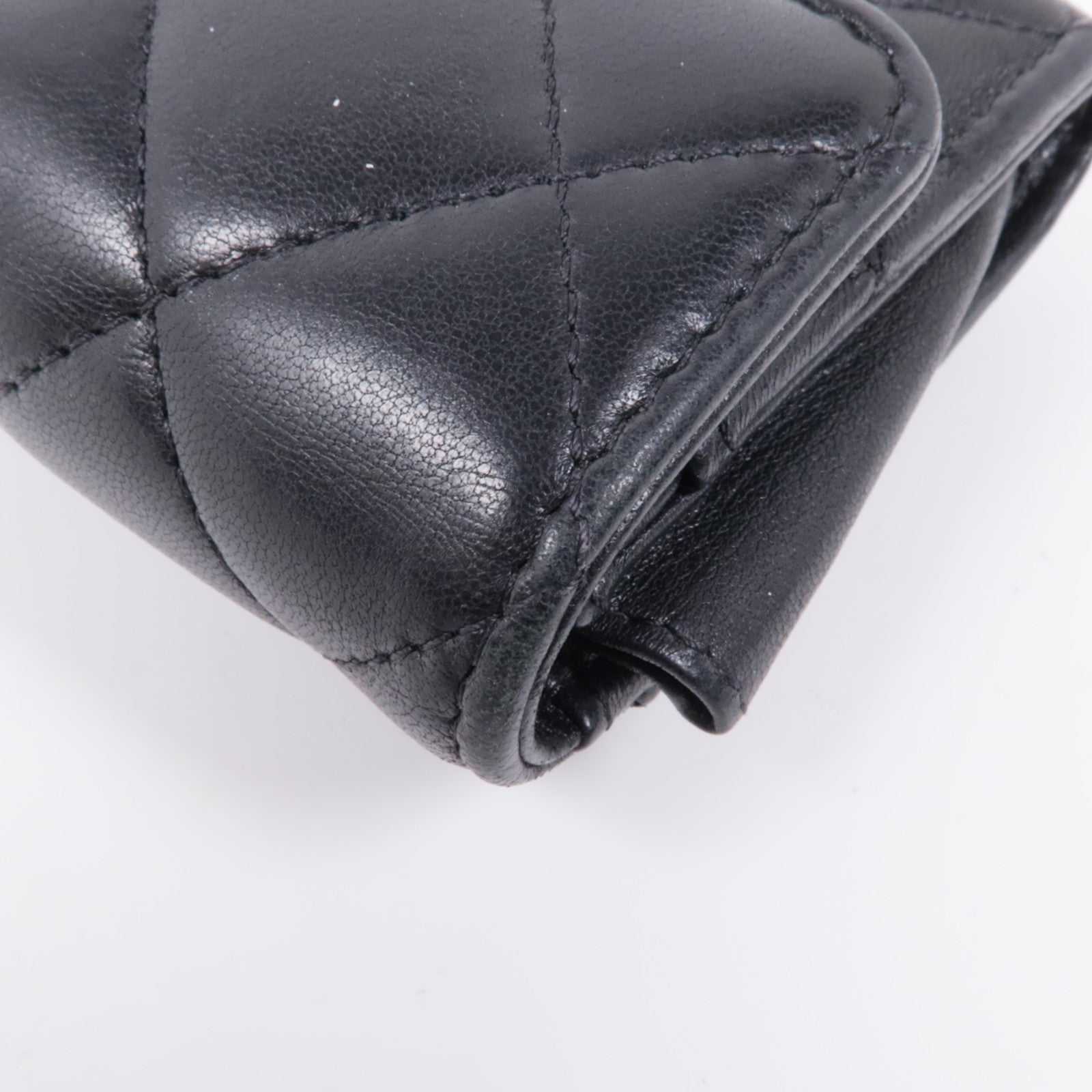 CHANEL 羊皮皮革Card Case金扣卡片套