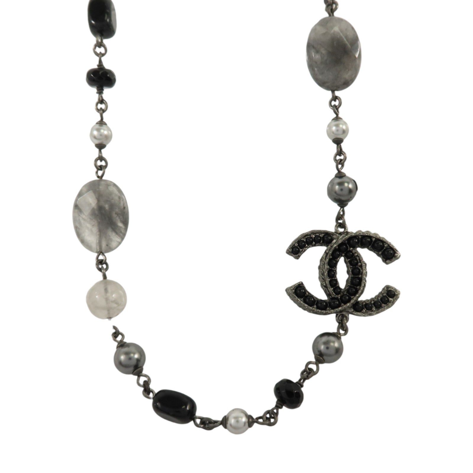 CHANEL PVC/金屬Necklace項鏈