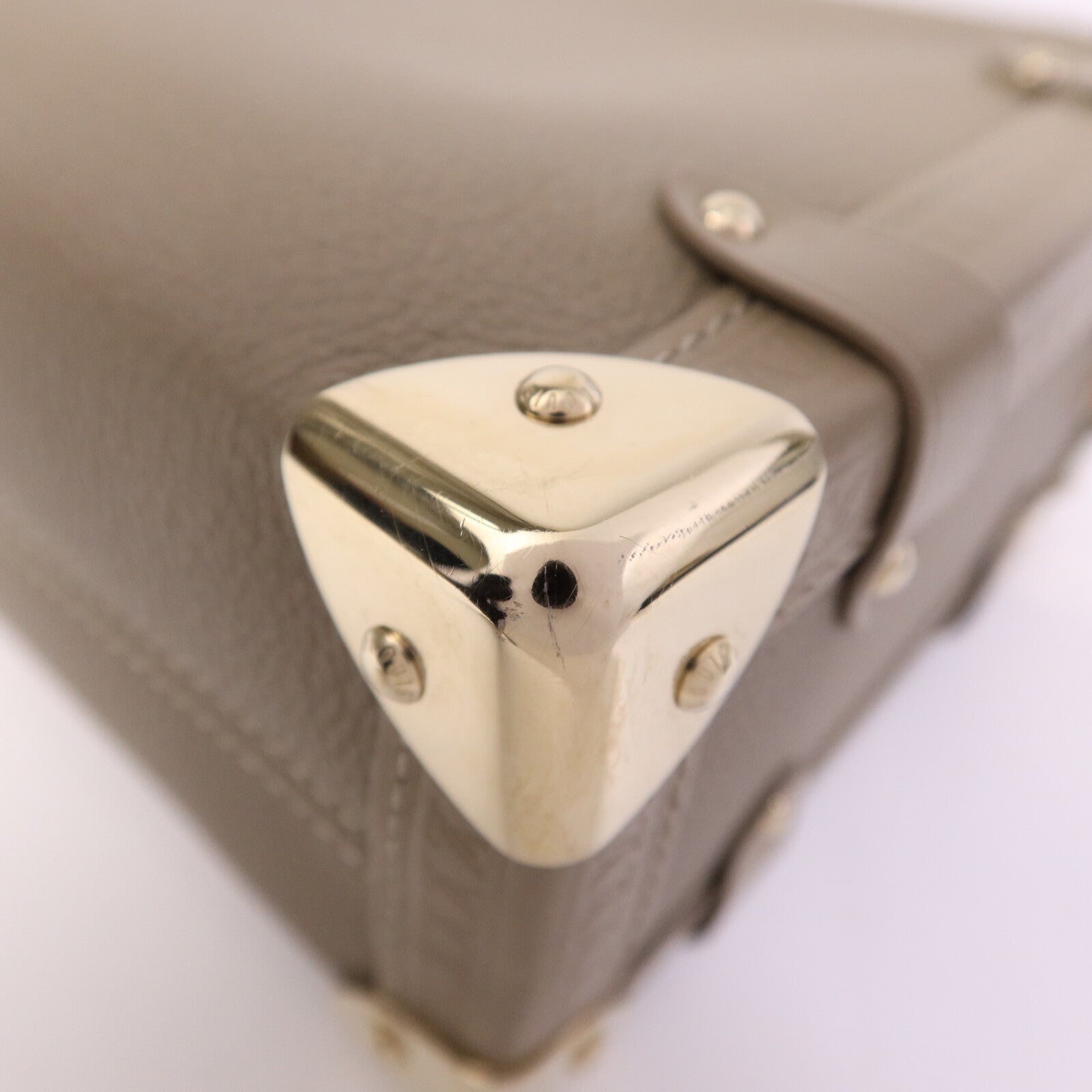 LOUIS VUITTON 【激減優惠】牛皮皮革Side Trunk MM金扣肩背袋