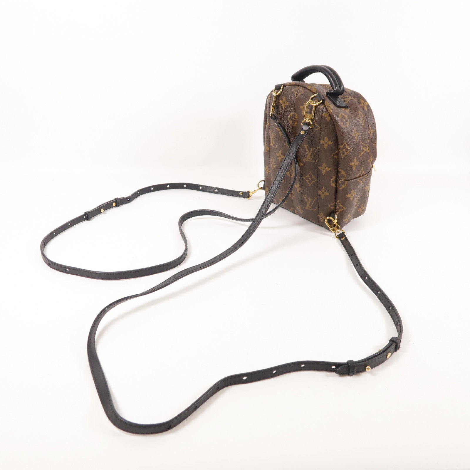 LOUIS VUITTON LV GHW Palm Springs Mini Backpack M44873 Monogram Brown
