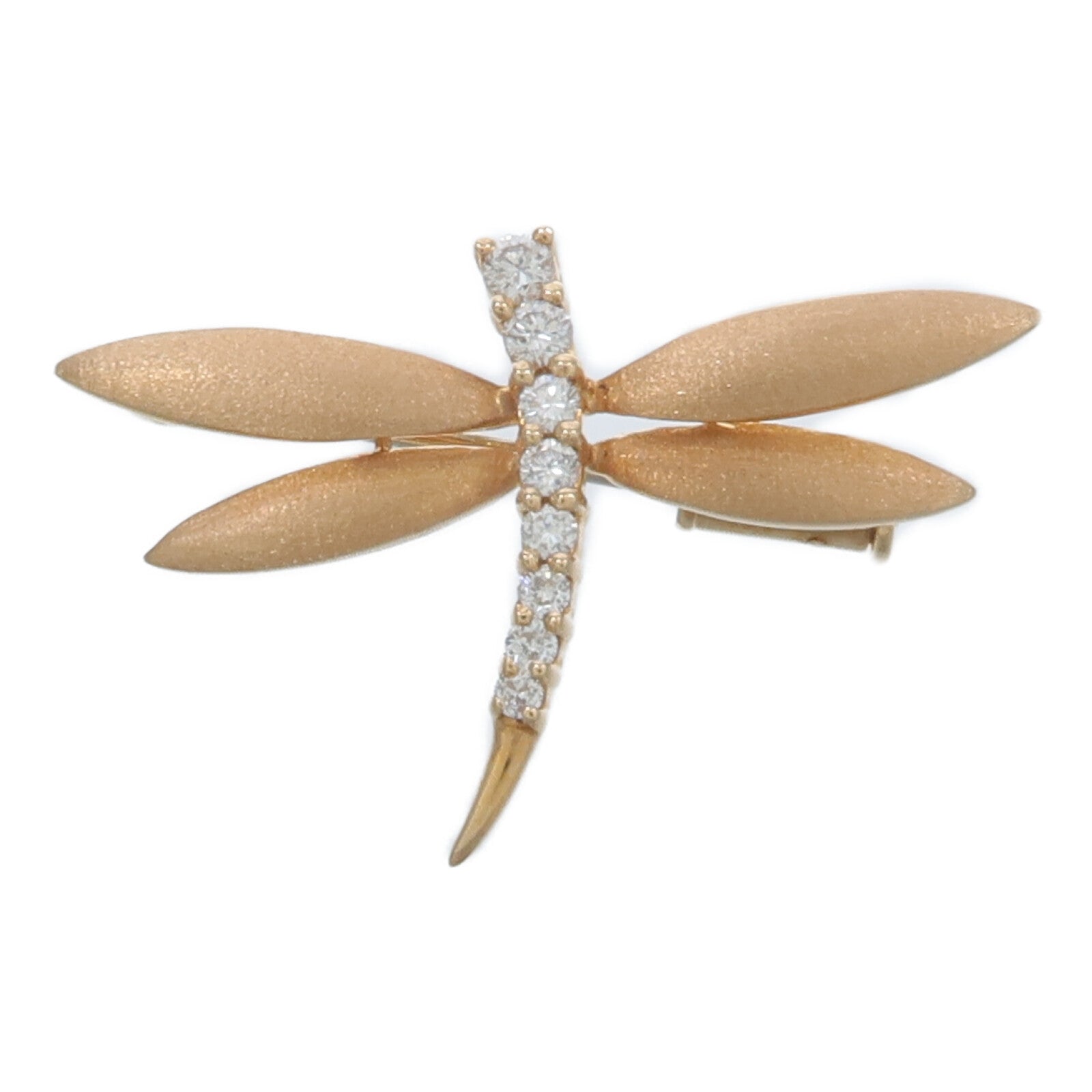 JEWELRY 18K玫瑰金Diamond Brooch鑽石胸針