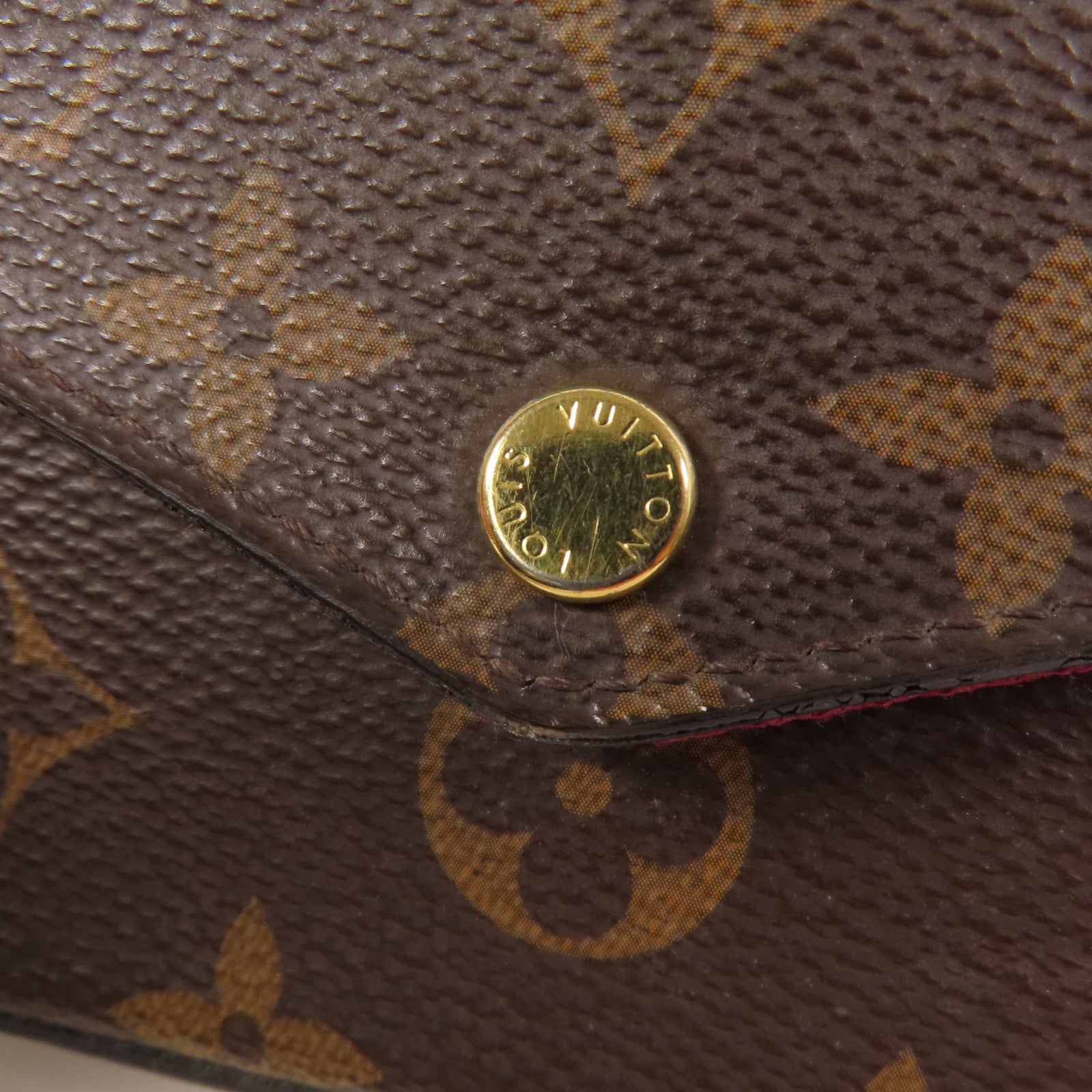 LOUIS VUITTON Monogram Felicie Pochette金扣鏈帶肩背袋