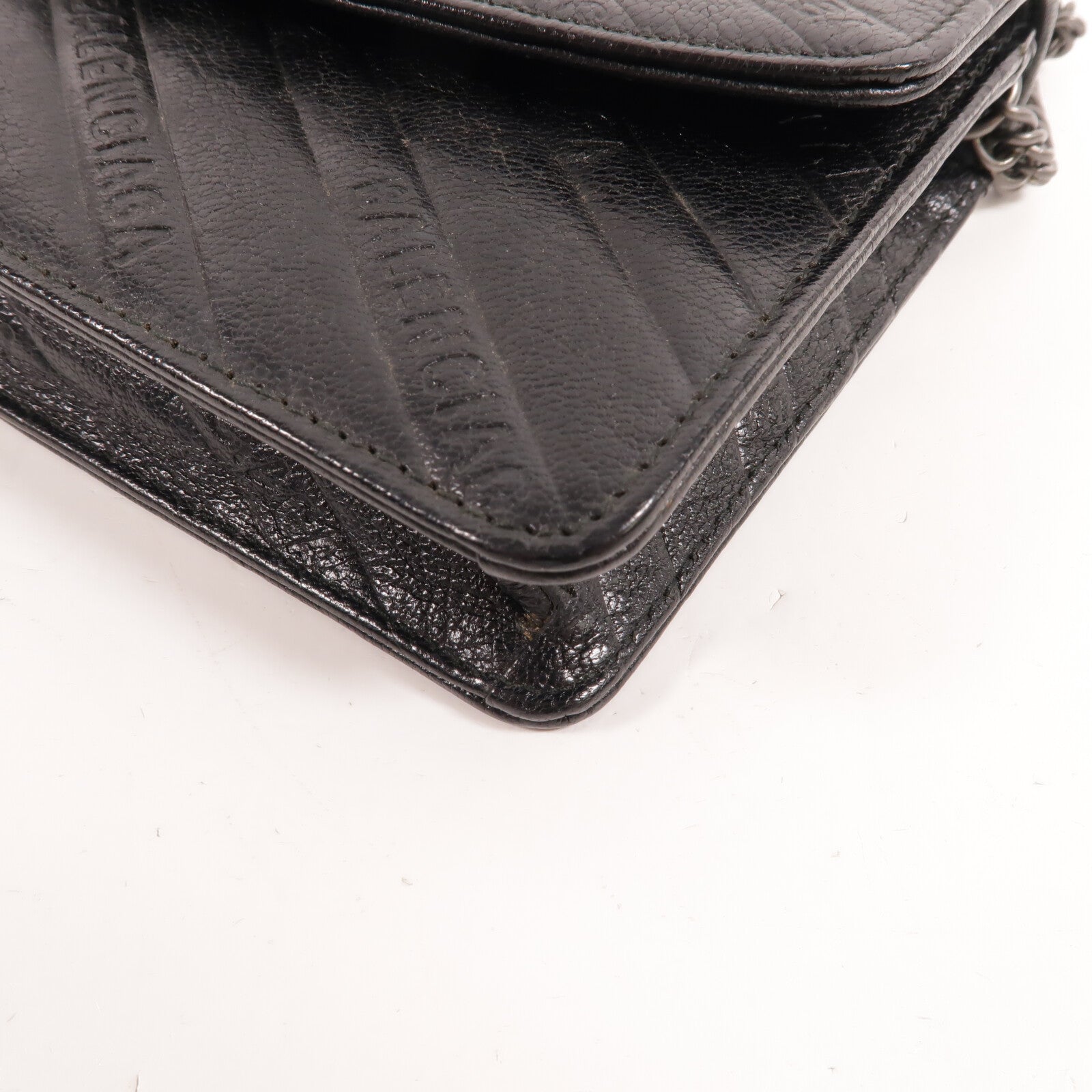 BALENCIAGA 牛皮皮革BB Wallet On Chain肩背袋