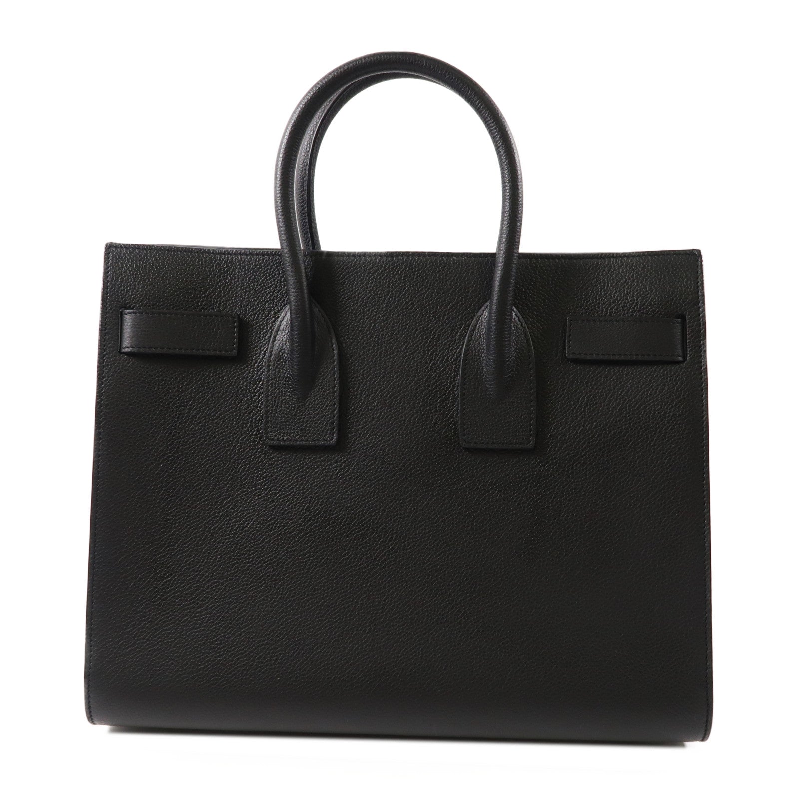 SAINT LAURENT 牛皮皮革Hand Bag手挽袋黑色