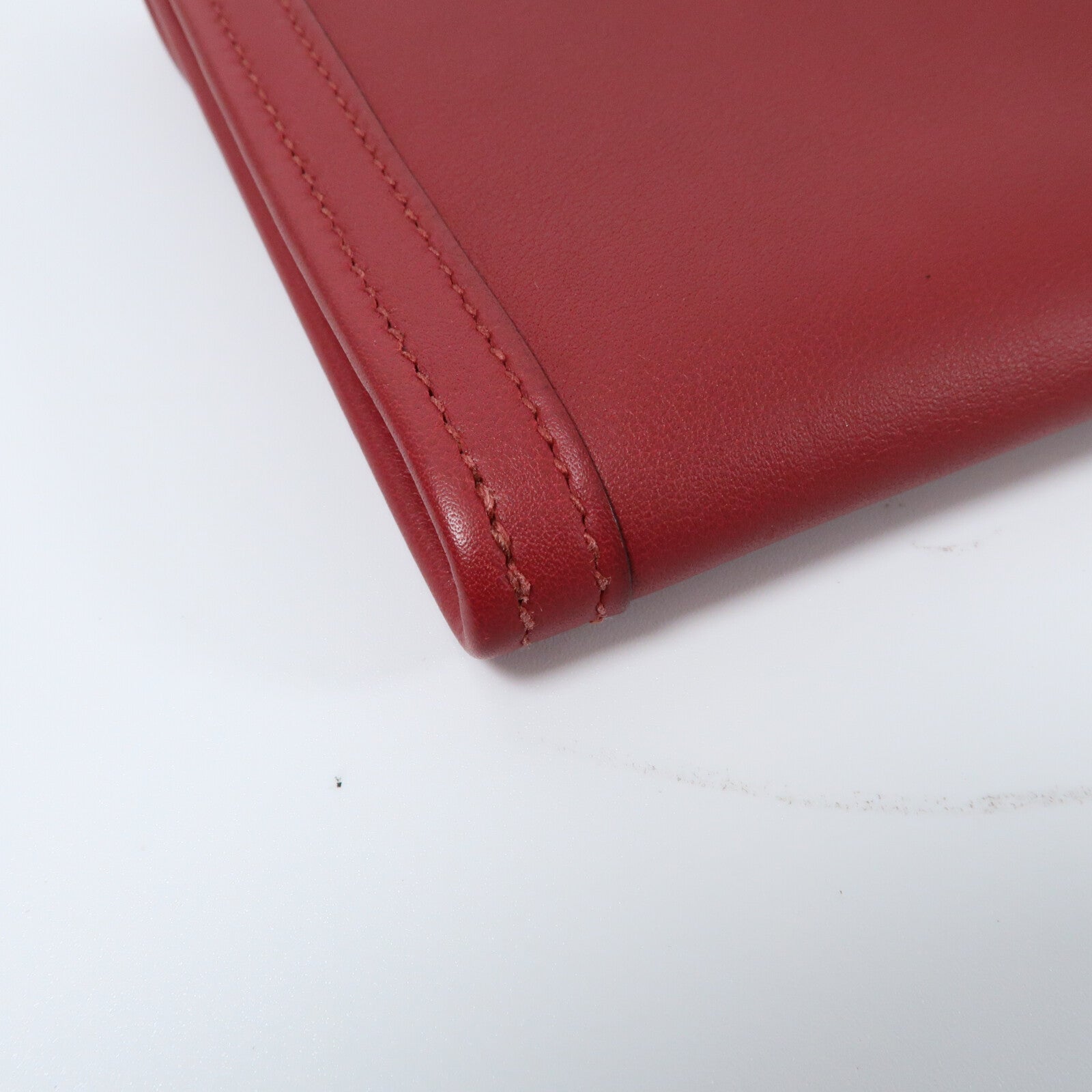 HERMES Swift皮革Jige Elan 29 Clutch手拿包Rouge Grenat