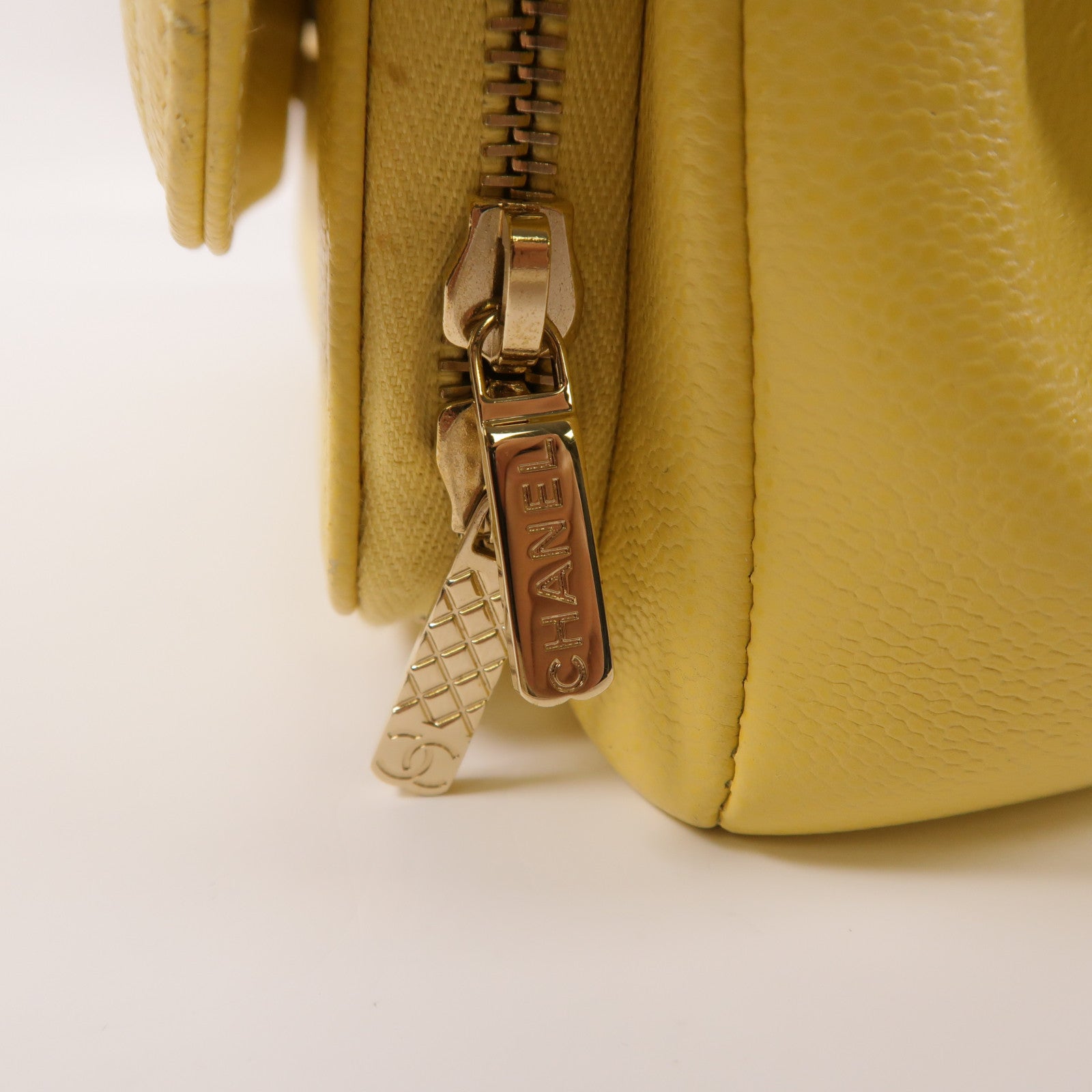 CHANEL 牛皮皮革2way Chain Shoulder Bag金扣鏈帶手挽肩背兩用袋