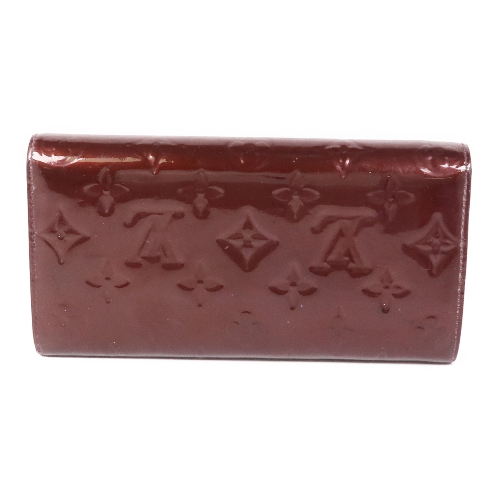 LOUIS VUITTON LV Portefeuille Sarah Wallet  M91521 Vernis Red