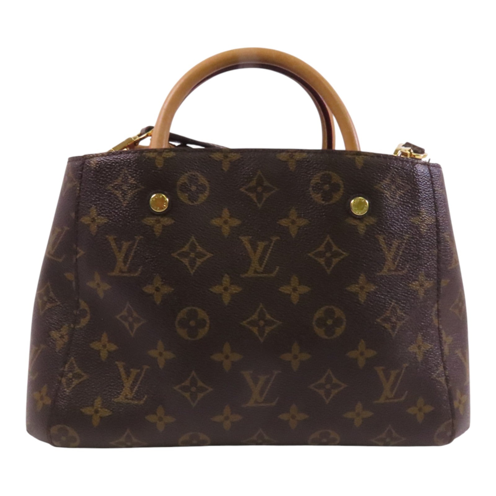 LOUIS VUITTON Monogram Montaigne BB金扣手挽肩背兩用袋