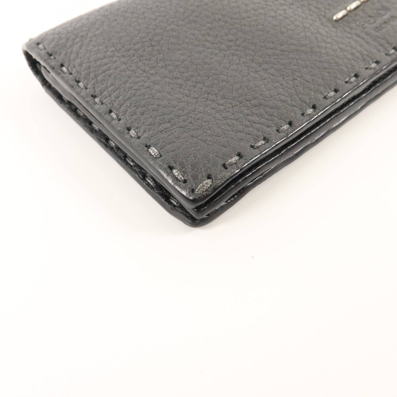 FENDI 牛皮皮革Long Wallet銀扣長錢包