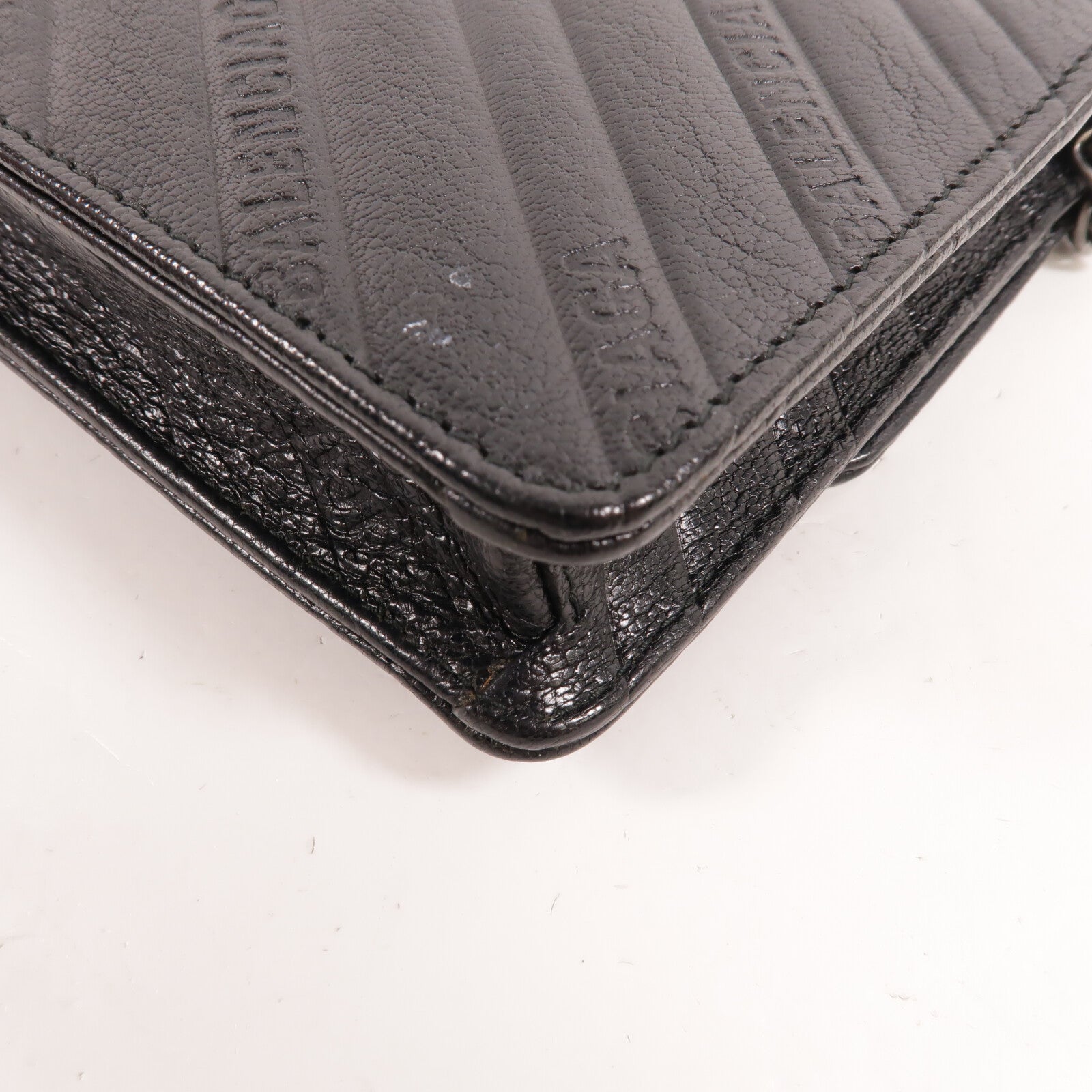 BALENCIAGA 牛皮皮革BB Wallet On Chain肩背袋