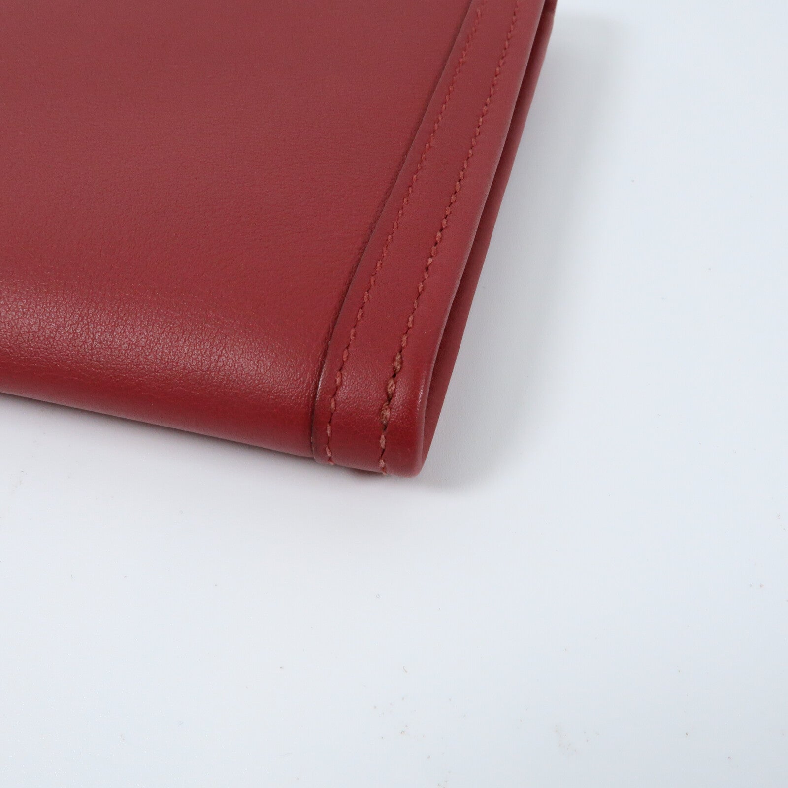 HERMES Swift皮革Jige Elan 29 Clutch手拿包Rouge Grenat