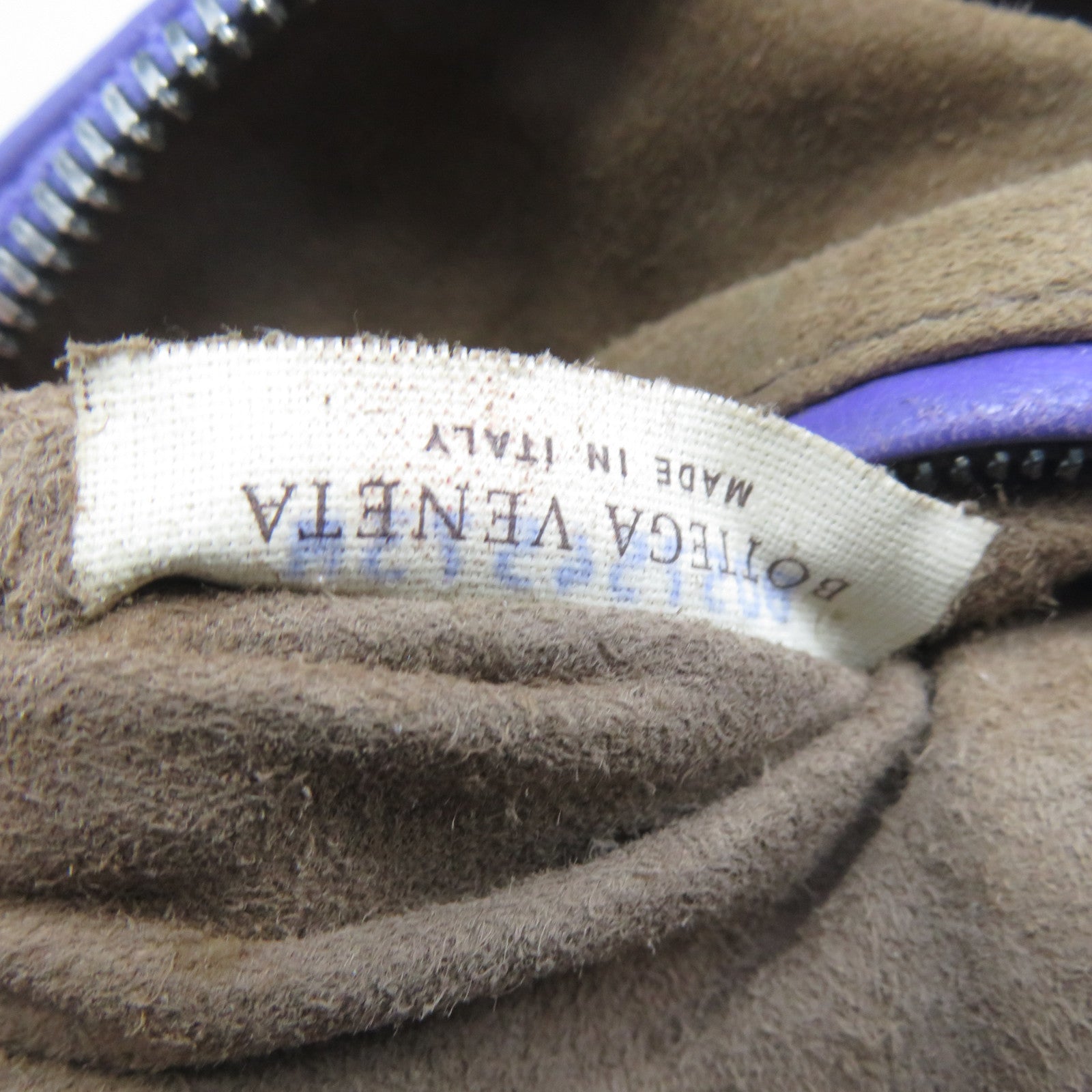 BOTTEGA VENETA 【清倉大減價】牛皮皮革2 Way Shoulder銀扣手挽肩背兩用袋紫色