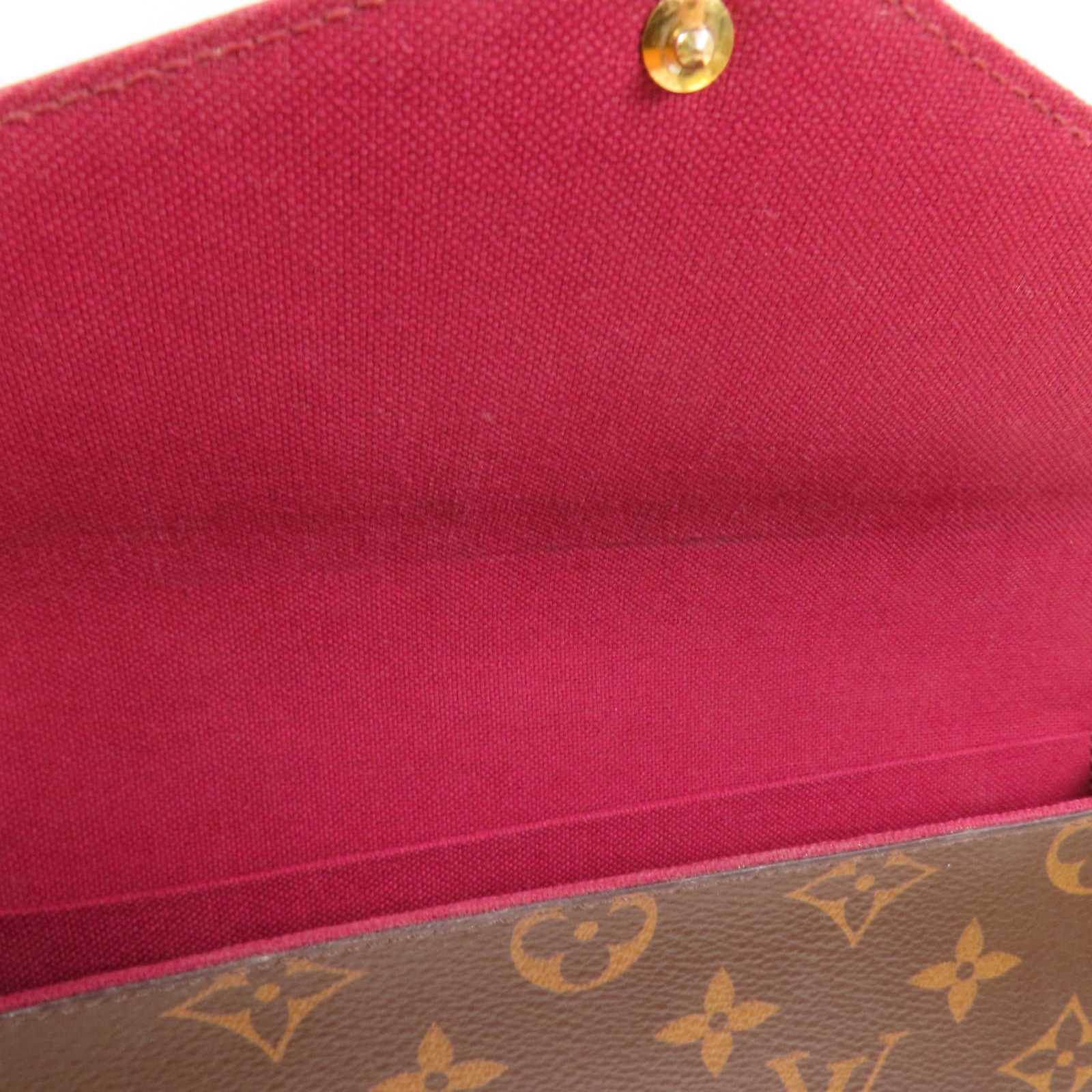 LOUIS VUITTON Monogram Felicie Pochette金扣鏈帶肩背袋