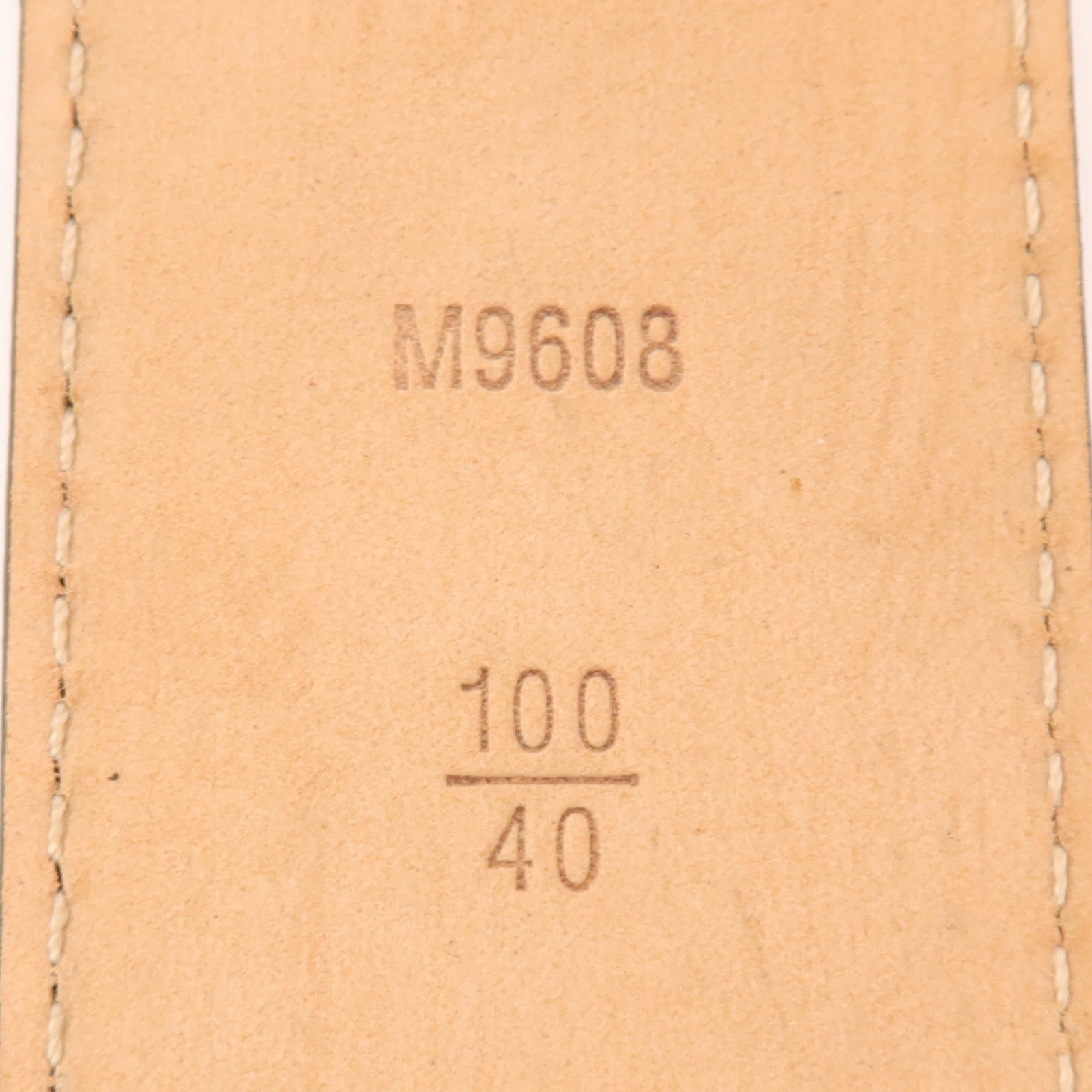 LOUIS VUITTON Monogram Belt金扣皮帶