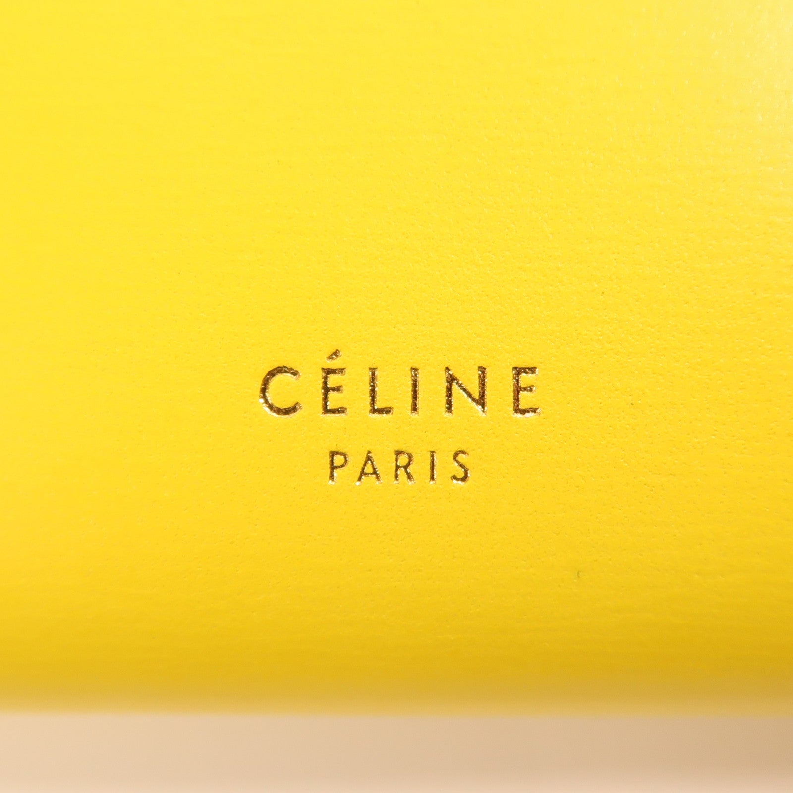 CELINE 羊皮皮革wallet金扣錢包