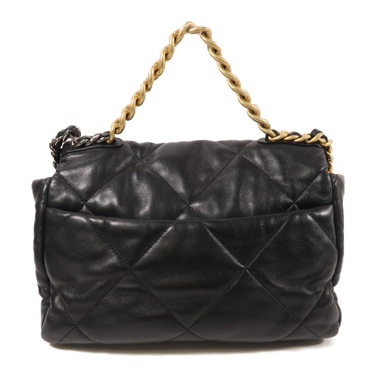 CHANEL 羊皮皮革Chanel 19 Large手挽肩背兩用袋