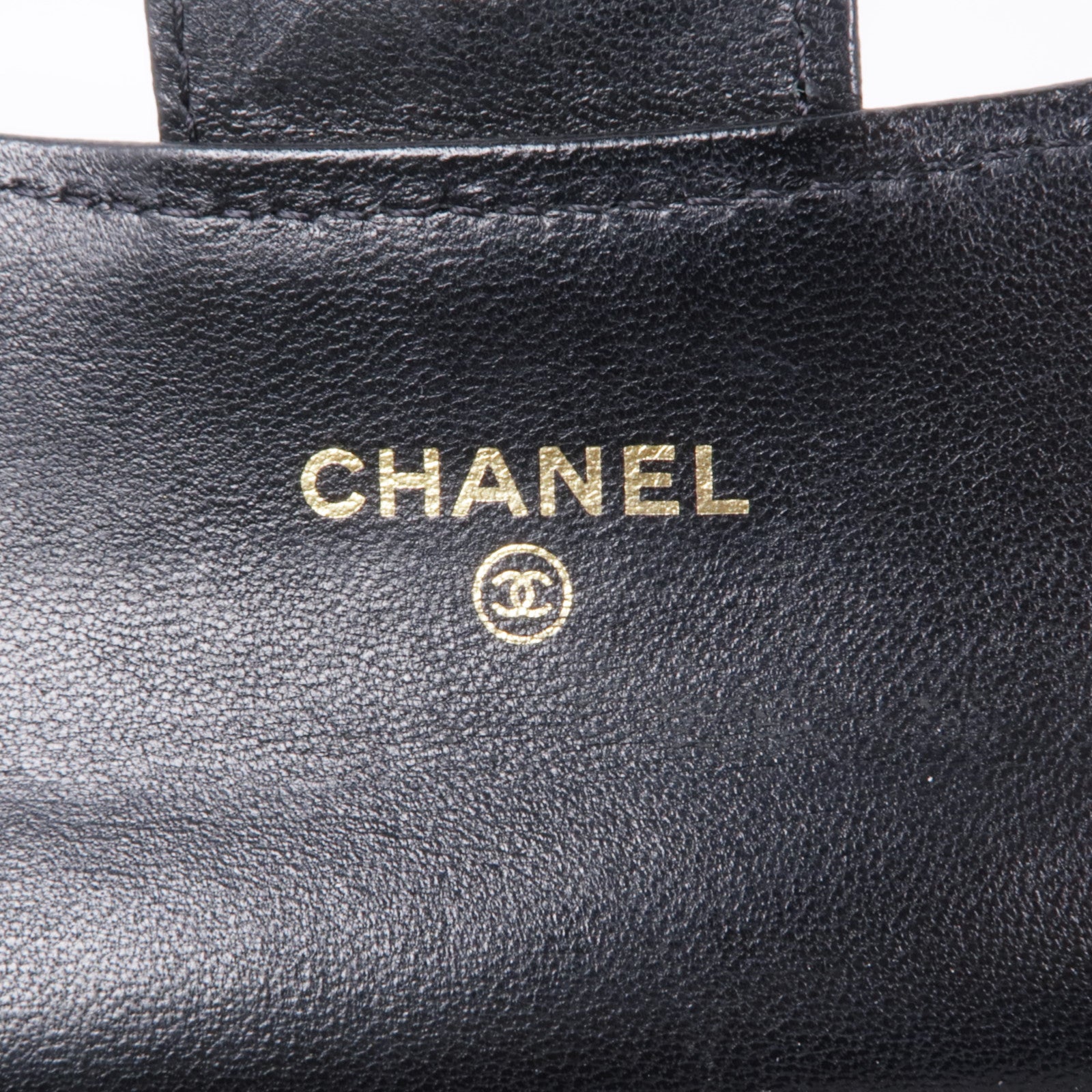 CHANEL 羊皮皮革Card Case金扣卡片套