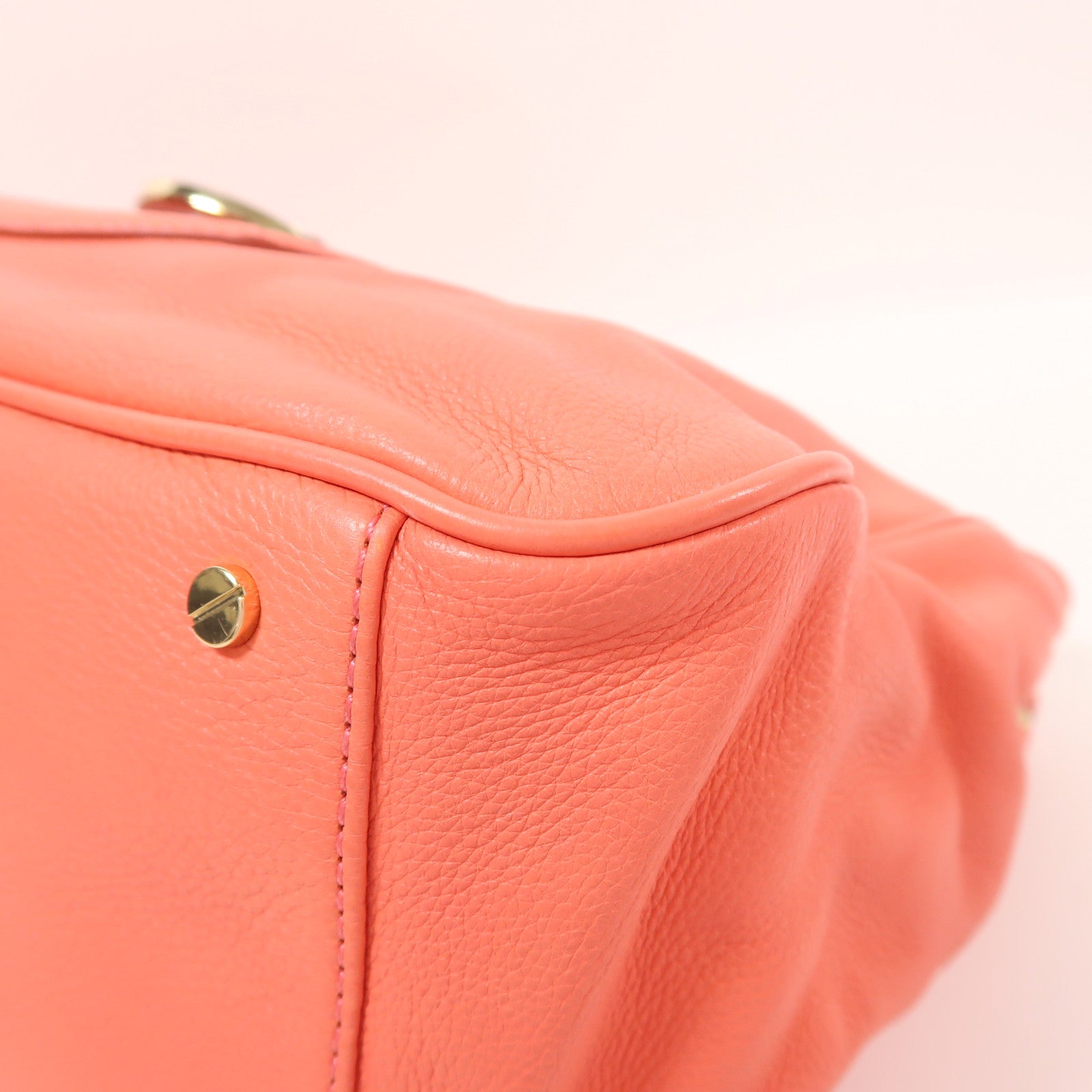 Tory Burch 【激減優惠】牛皮皮革2 Way Bag金扣手挽肩背兩用袋