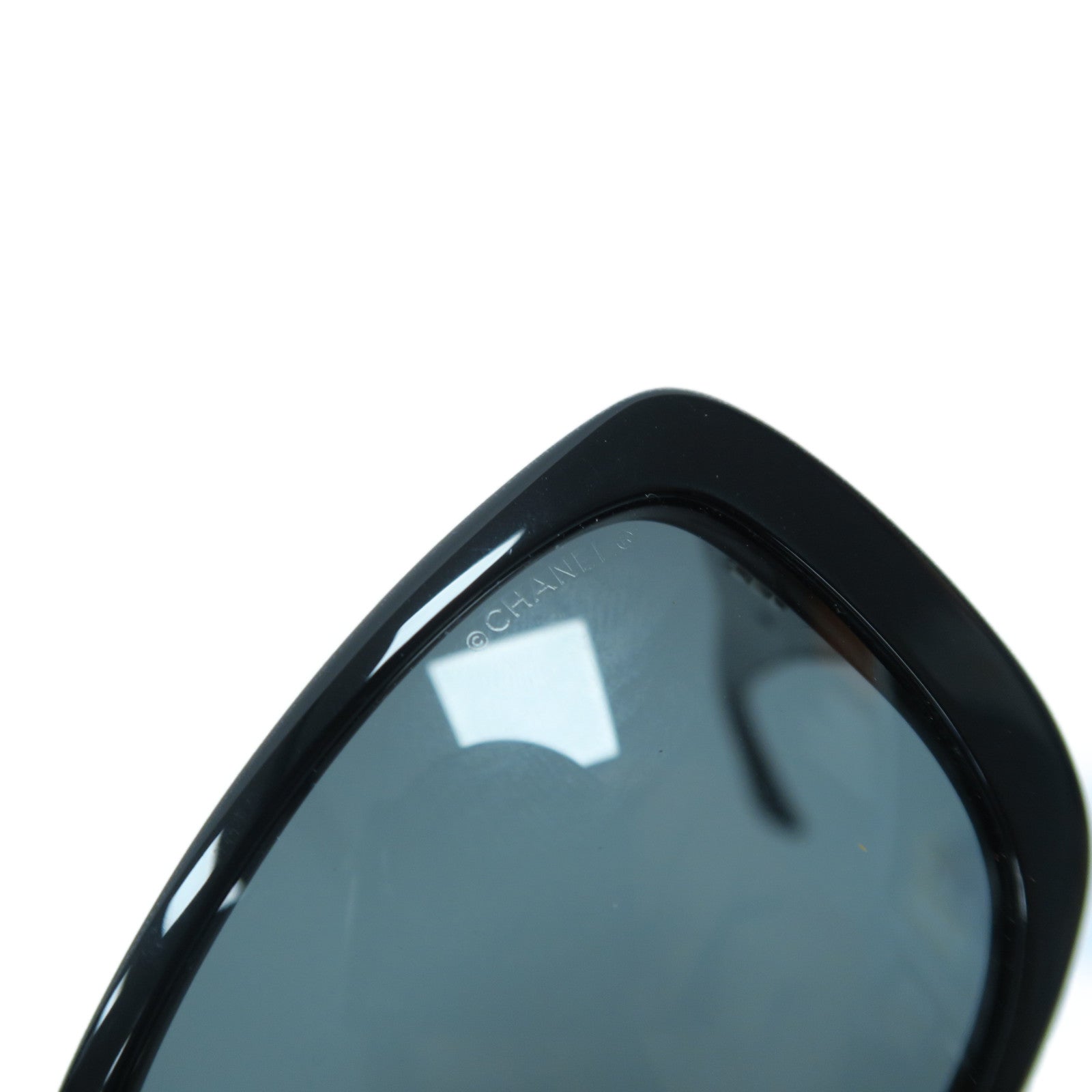 CHANEL 【激減優惠】PVC Sunglasses太陽眼鏡黑色/白色