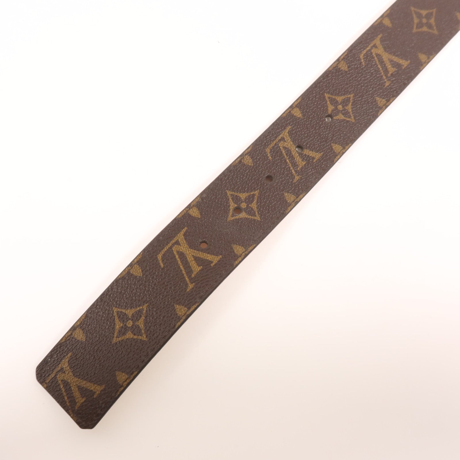 LOUIS VUITTON Monogram Belt金扣皮帶