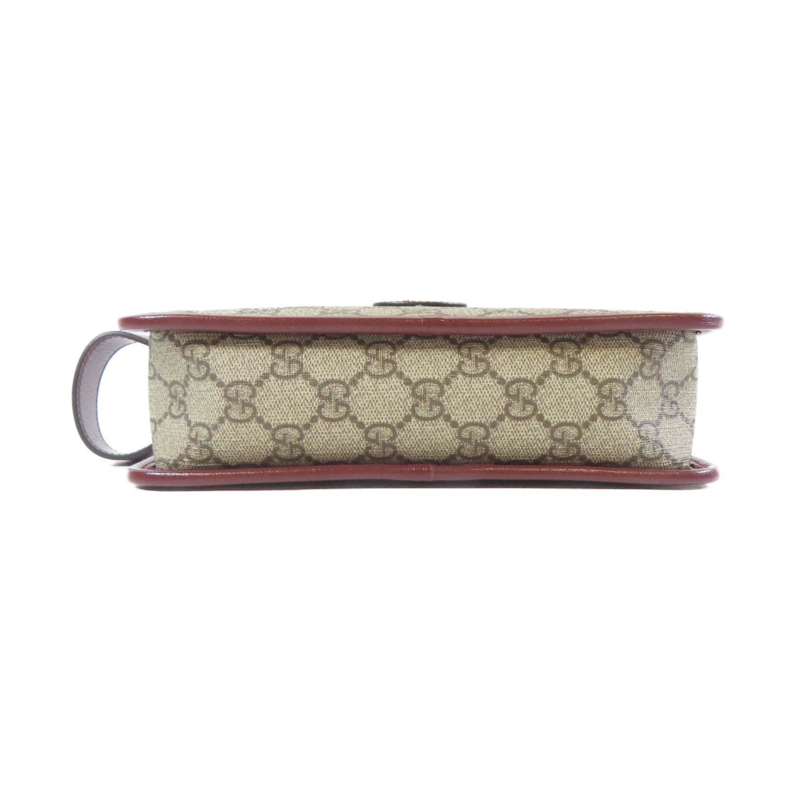 GUCCI 【激減優惠】塗層帆布Business Clutch Bag金扣手拿包啡色