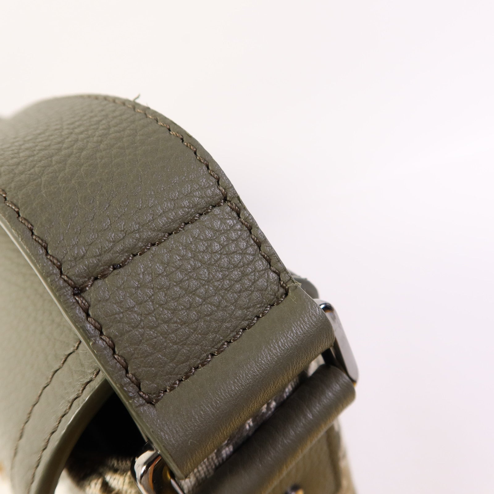 Dior 帆布Small Saddle Messenger銀扣肩背袋