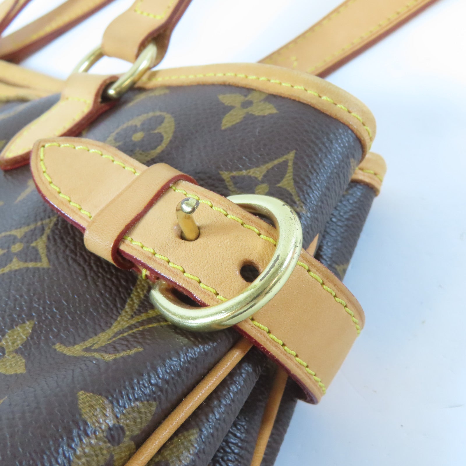 LOUIS VUITTON Monogram Batignolles Horizontal金扣肩背袋啡色