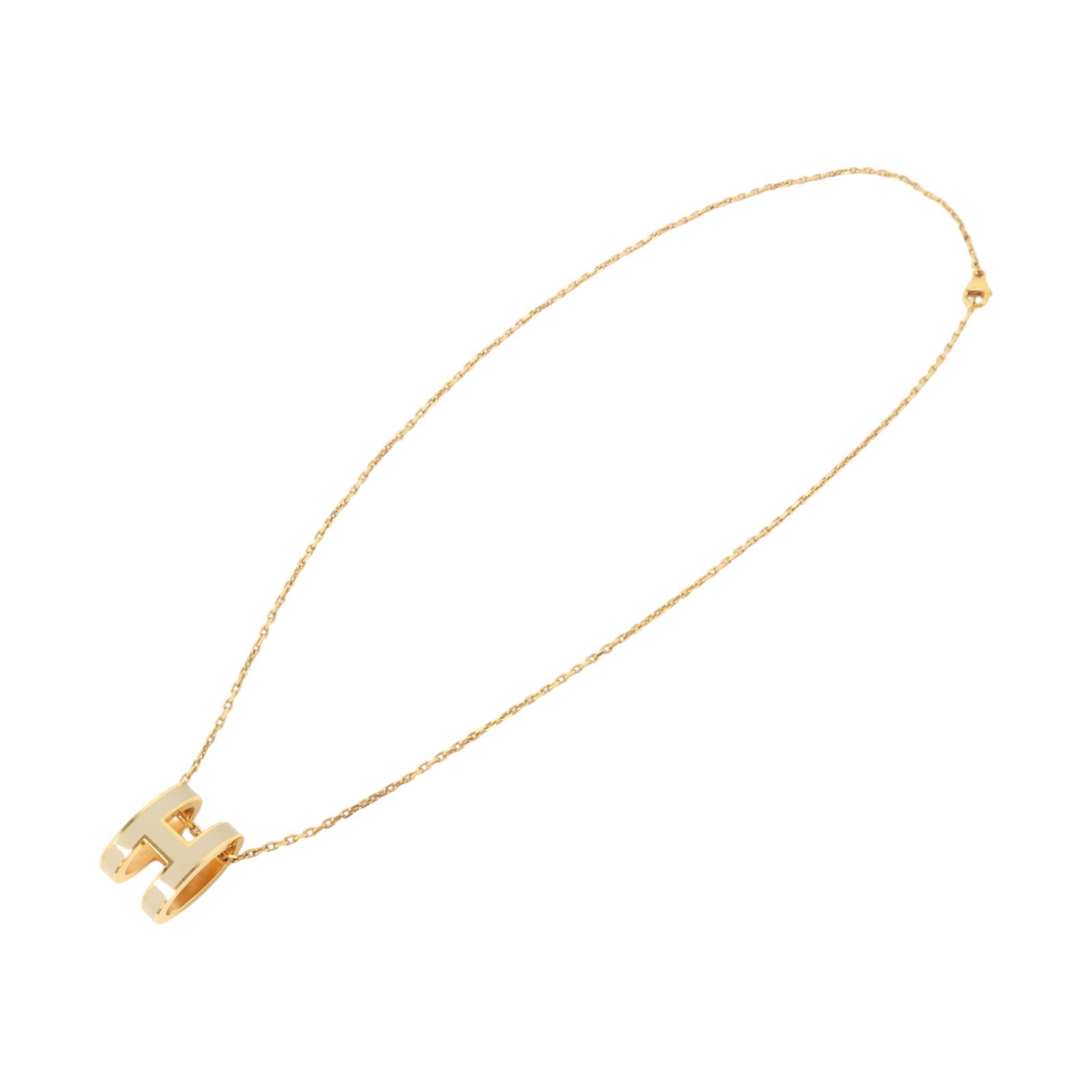 HERMES 金屬/琺瑯Pop H Necklace項鏈