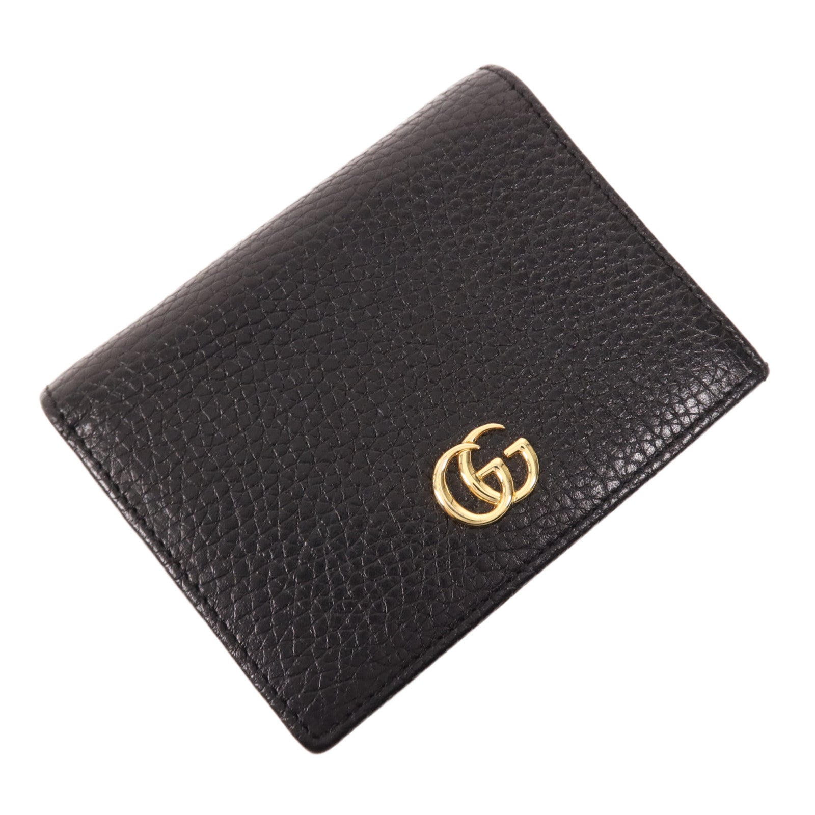 GUCCI 牛皮皮革Wallet金扣錢包