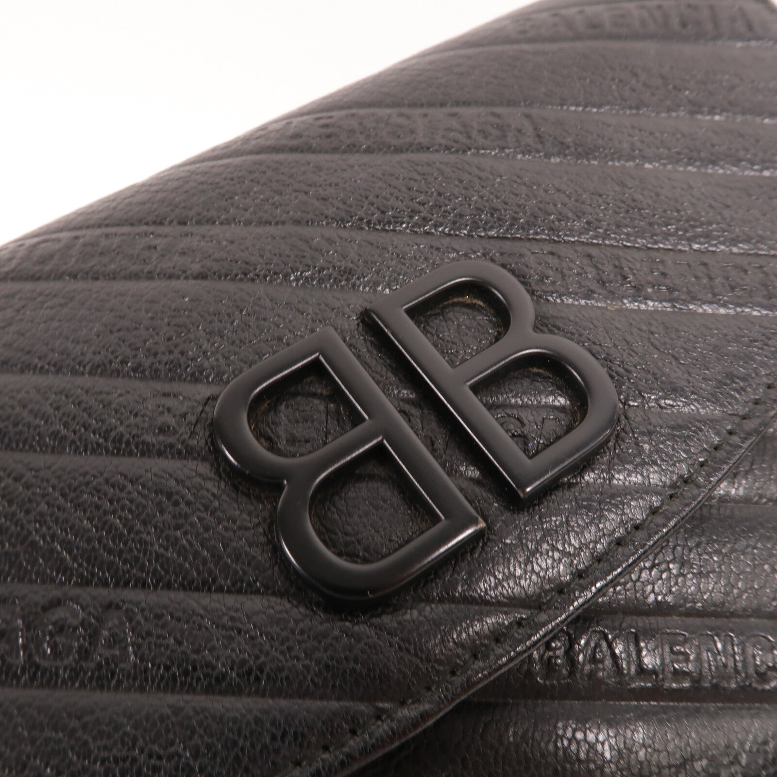BALENCIAGA 牛皮皮革BB Wallet On Chain肩背袋