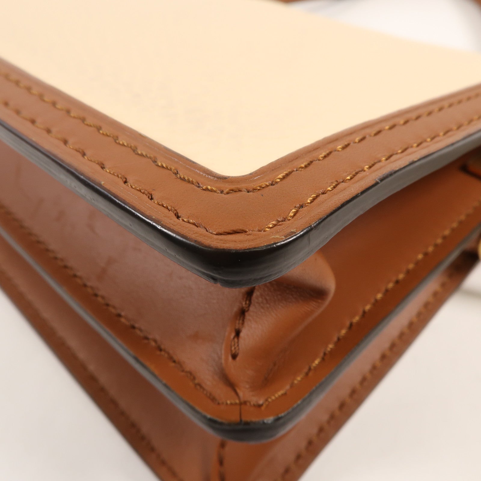 LOUIS VUITTON 牛皮皮革Douphine Mini金扣肩背袋