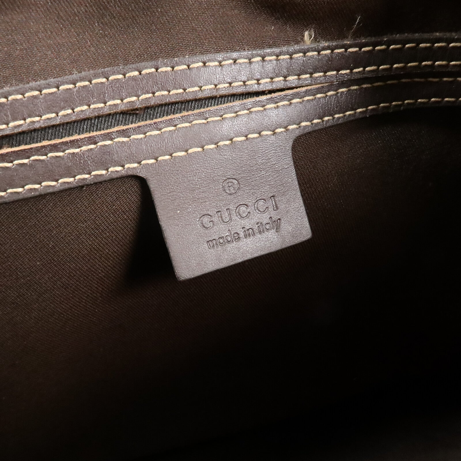 GUCCI 塗層帆布Shoulder Bag肩背袋