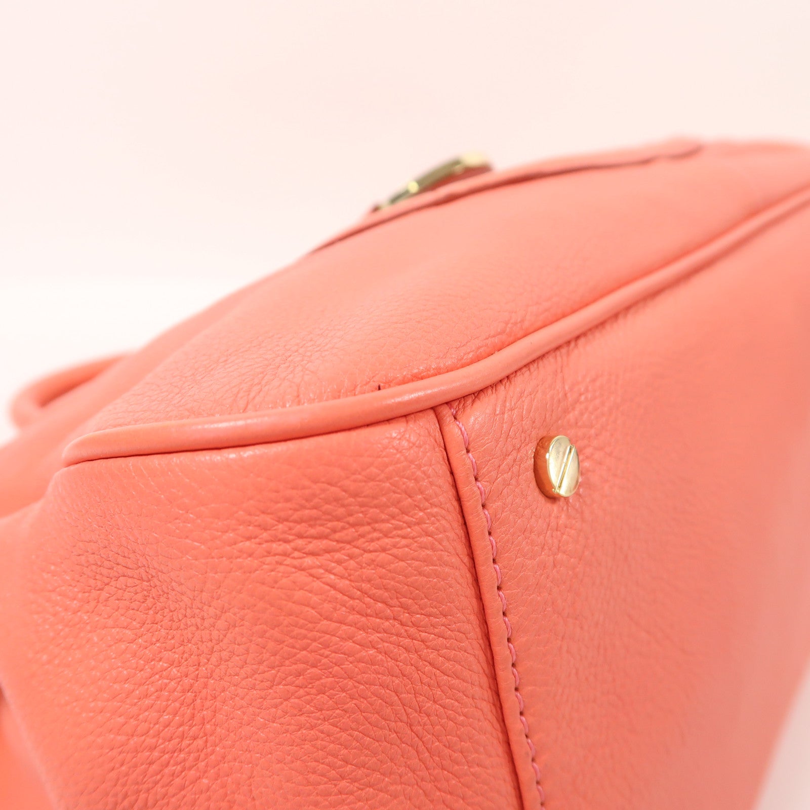 Tory Burch 牛皮皮革2 Way Bag金扣手挽肩背兩用袋