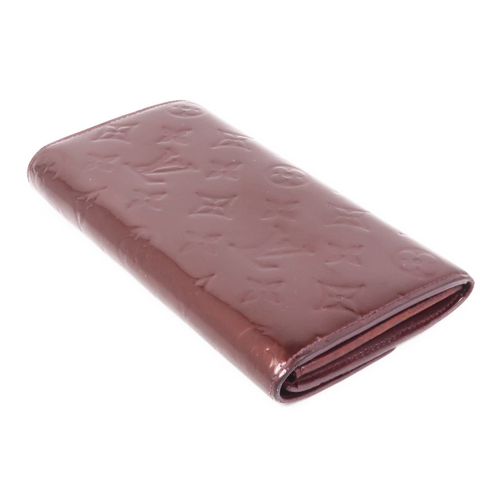 LOUIS VUITTON Vernis Portefeuille Sarah Wallet金扣長錢包