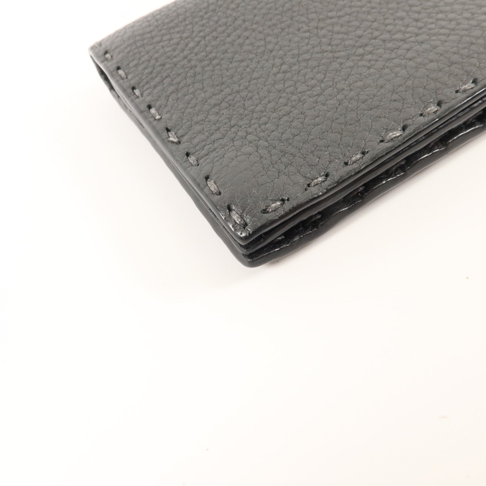 FENDI 牛皮皮革Long Wallet銀扣長錢包