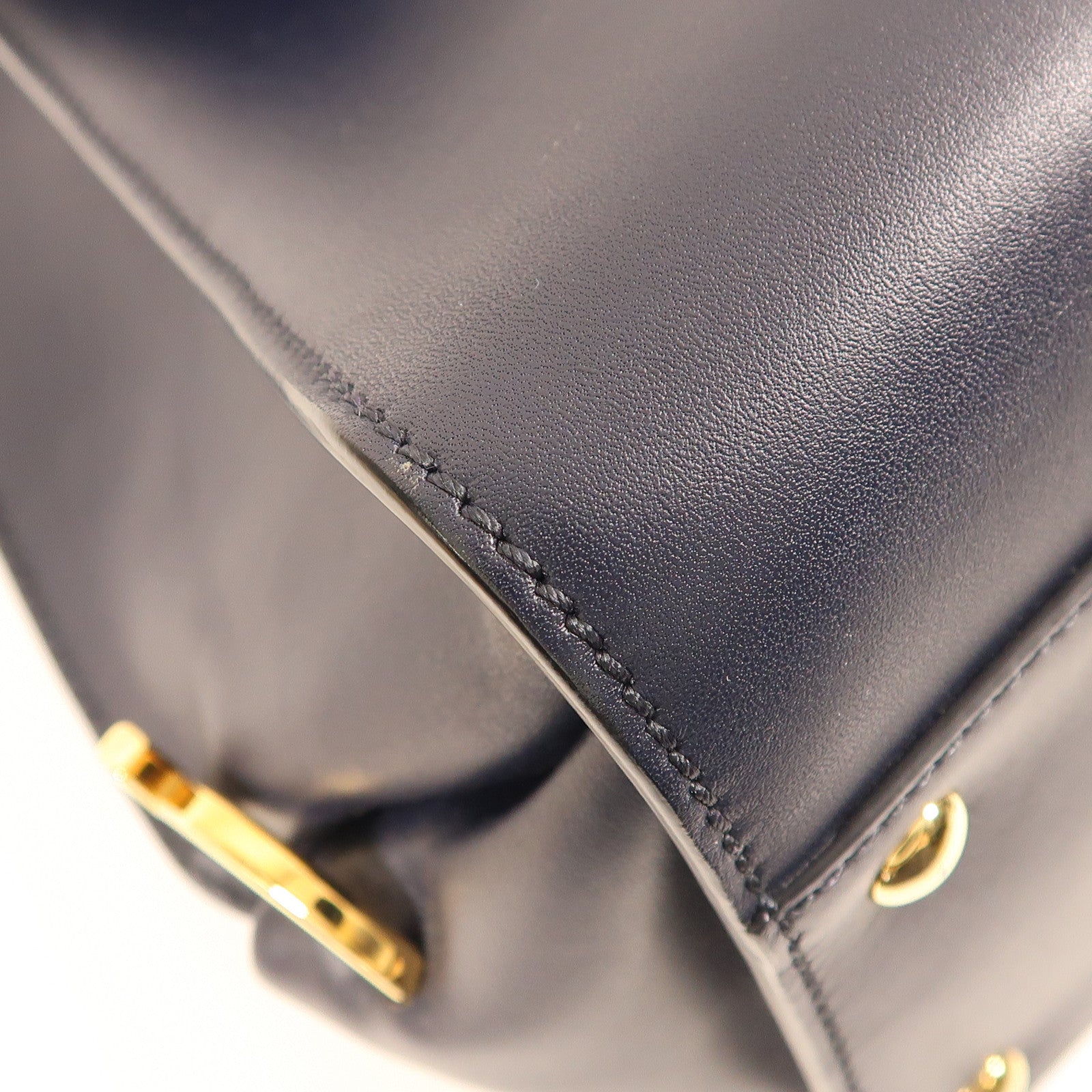 Salvatore Ferragamo 牛皮皮革Sofia Bag金扣手挽肩背兩用袋