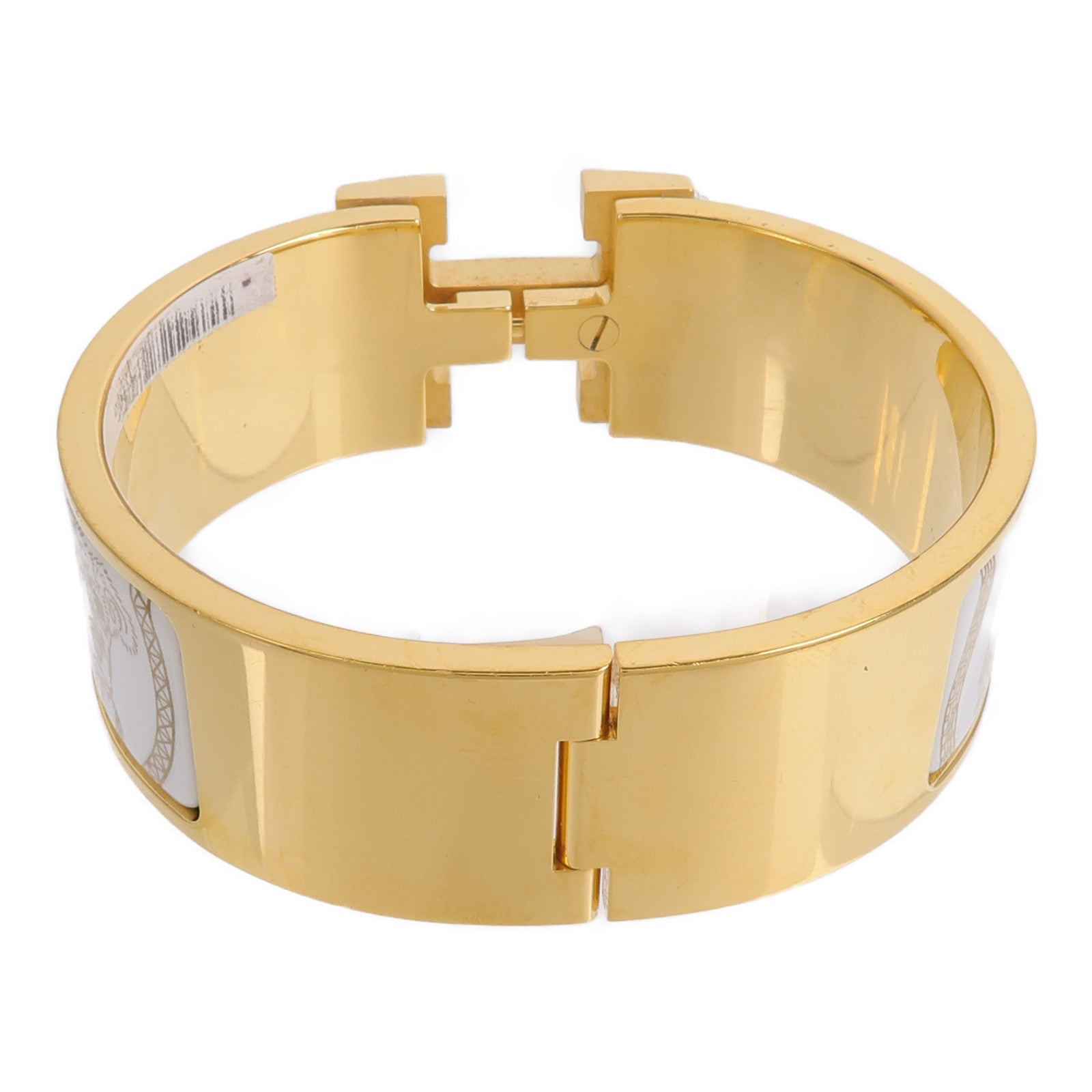 HERMES 金屬/琺瑯Clic-Clac H Bracelet手鐲