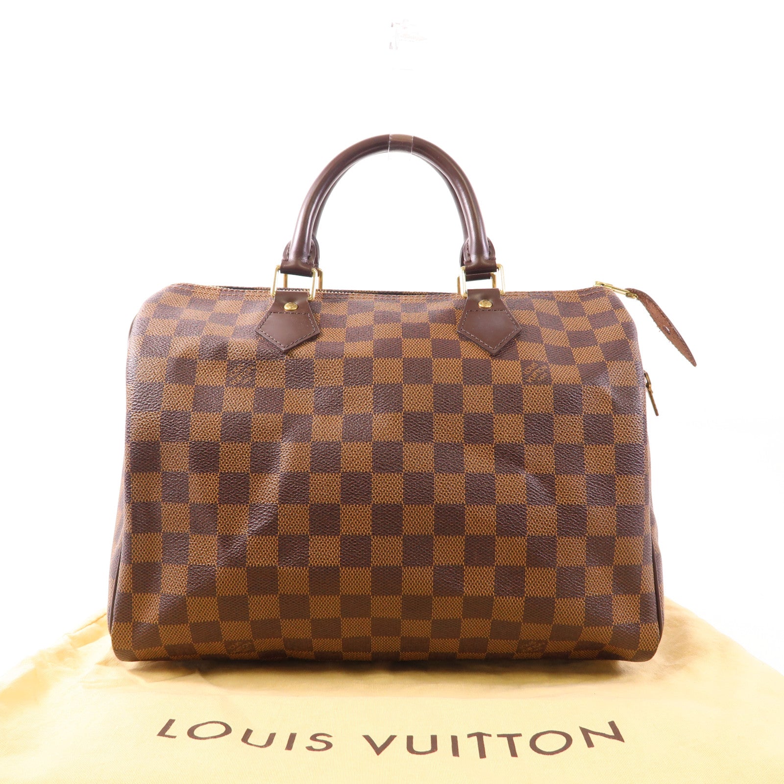 LOUIS VUITTON 【激減優惠】Damier Speedy 30金扣手挽袋