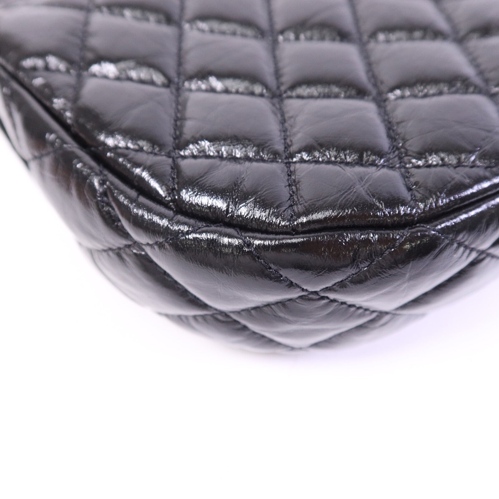 CHANEL 牛皮皮革Chain Shoulder Bag金扣鏈帶肩背袋
