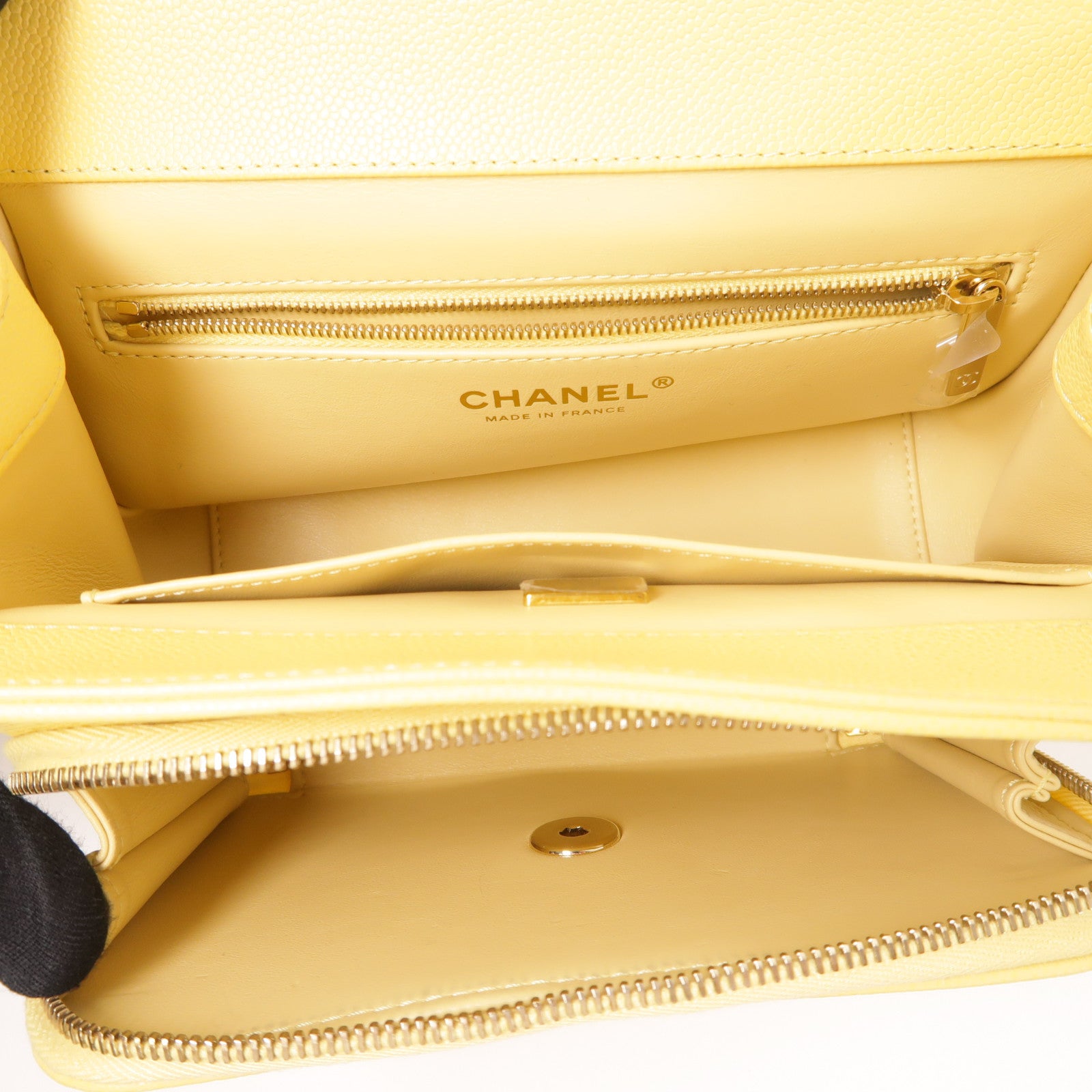 CHANEL 牛皮皮革2way Chain Shoulder Bag金扣鏈帶手挽肩背兩用袋