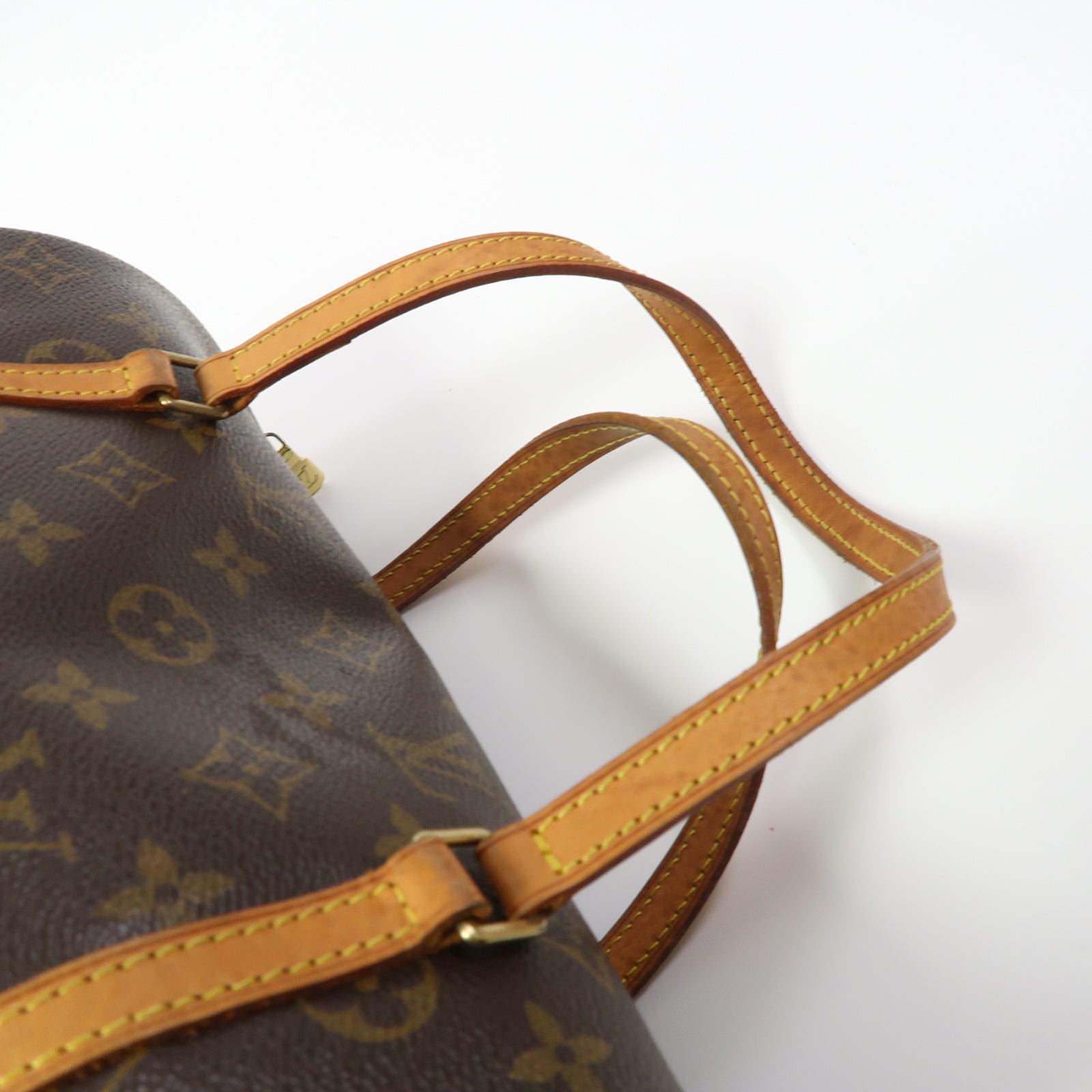 LOUIS VUITTON Monogram Papillon PM金扣肩背袋啡色