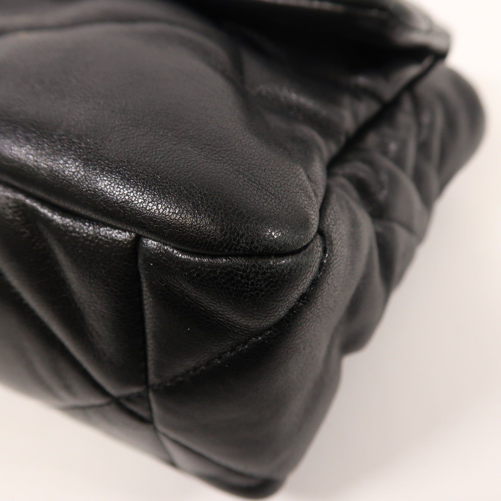 CHANEL CC Chanel 19 Large 2 Way Shoulder Bag AS1161 Lambskin Leather Black