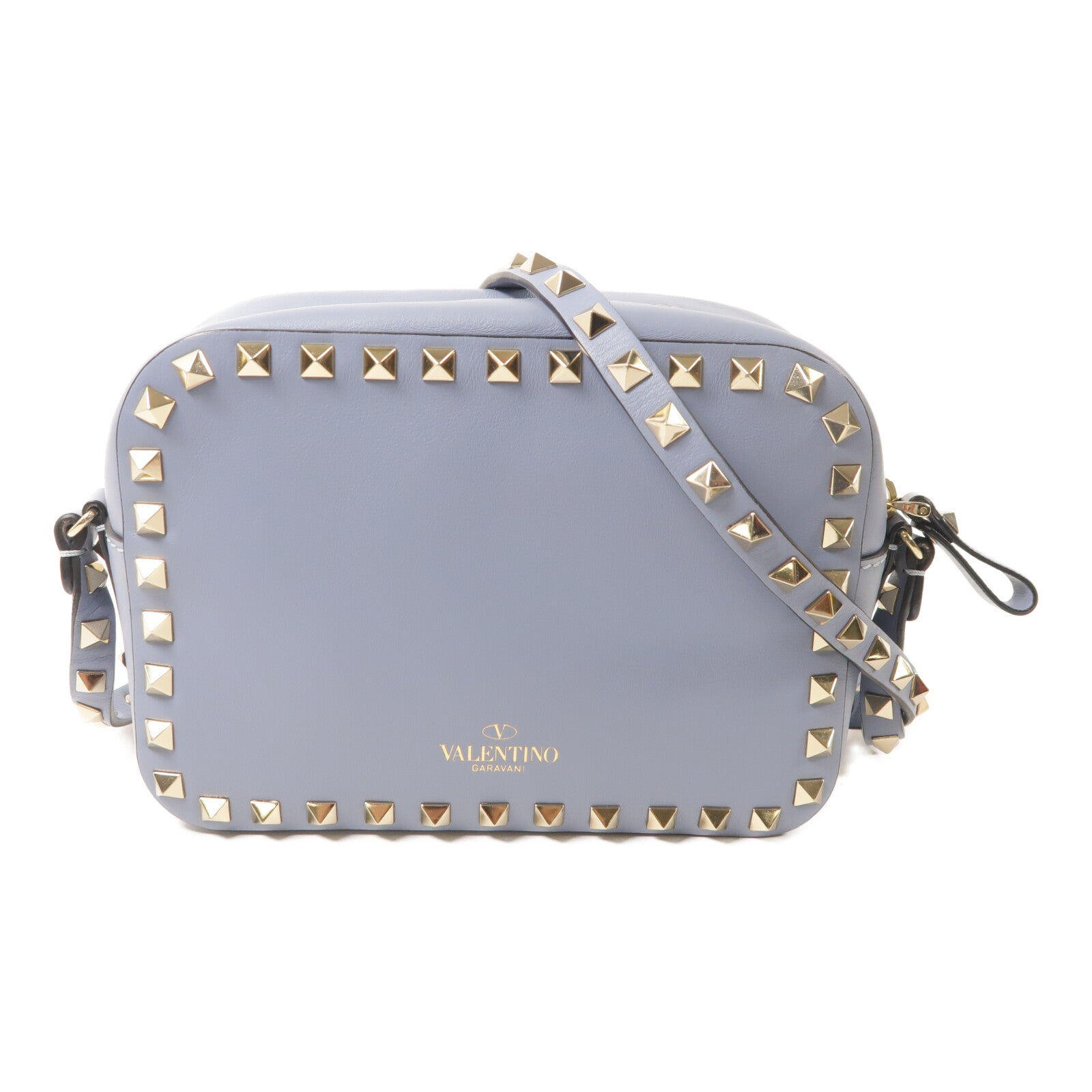 Valentino 牛皮皮革Garavani Rockstud肩背袋