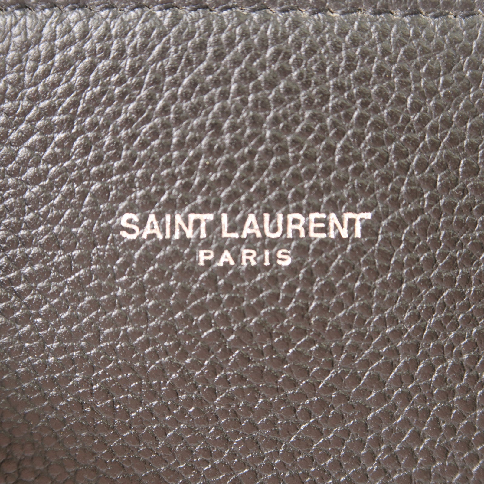 SAINT LAURENT 牛皮皮革Hand Bag手挽袋黑色