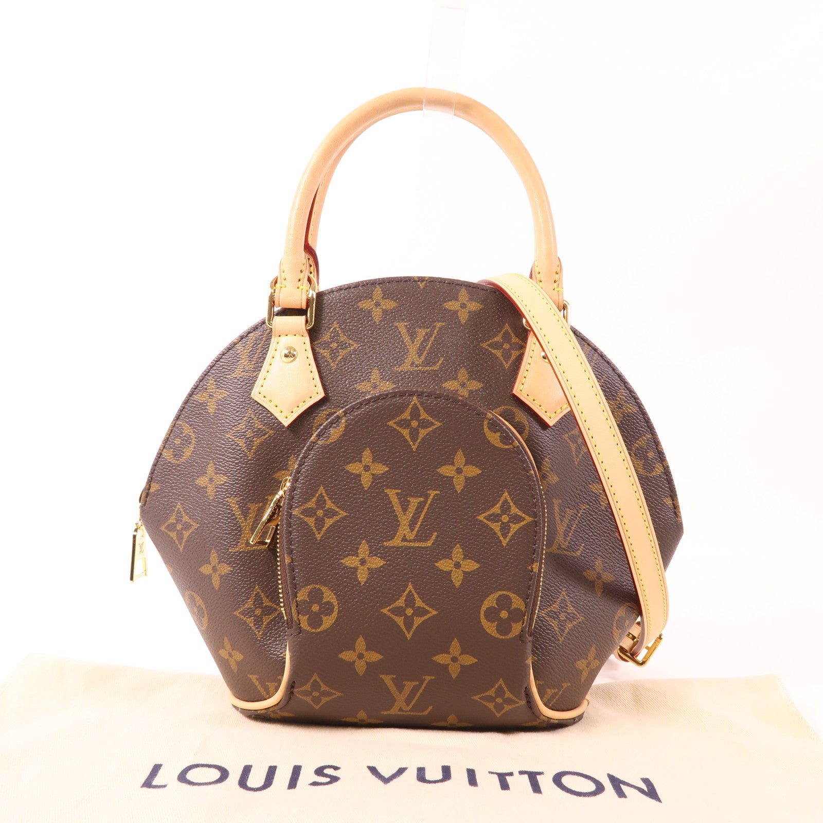 LOUIS VUITTON LV GHW Elipse PM Crossbody Shoulder Bag M51221 Monogram Brown