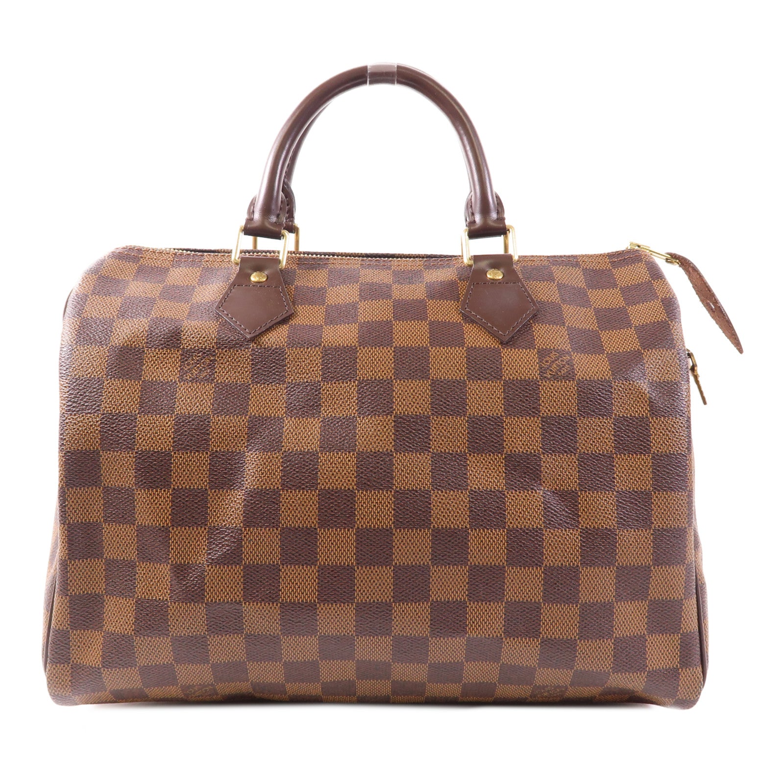 LOUIS VUITTON 【激減優惠】Damier Speedy 30金扣手挽袋