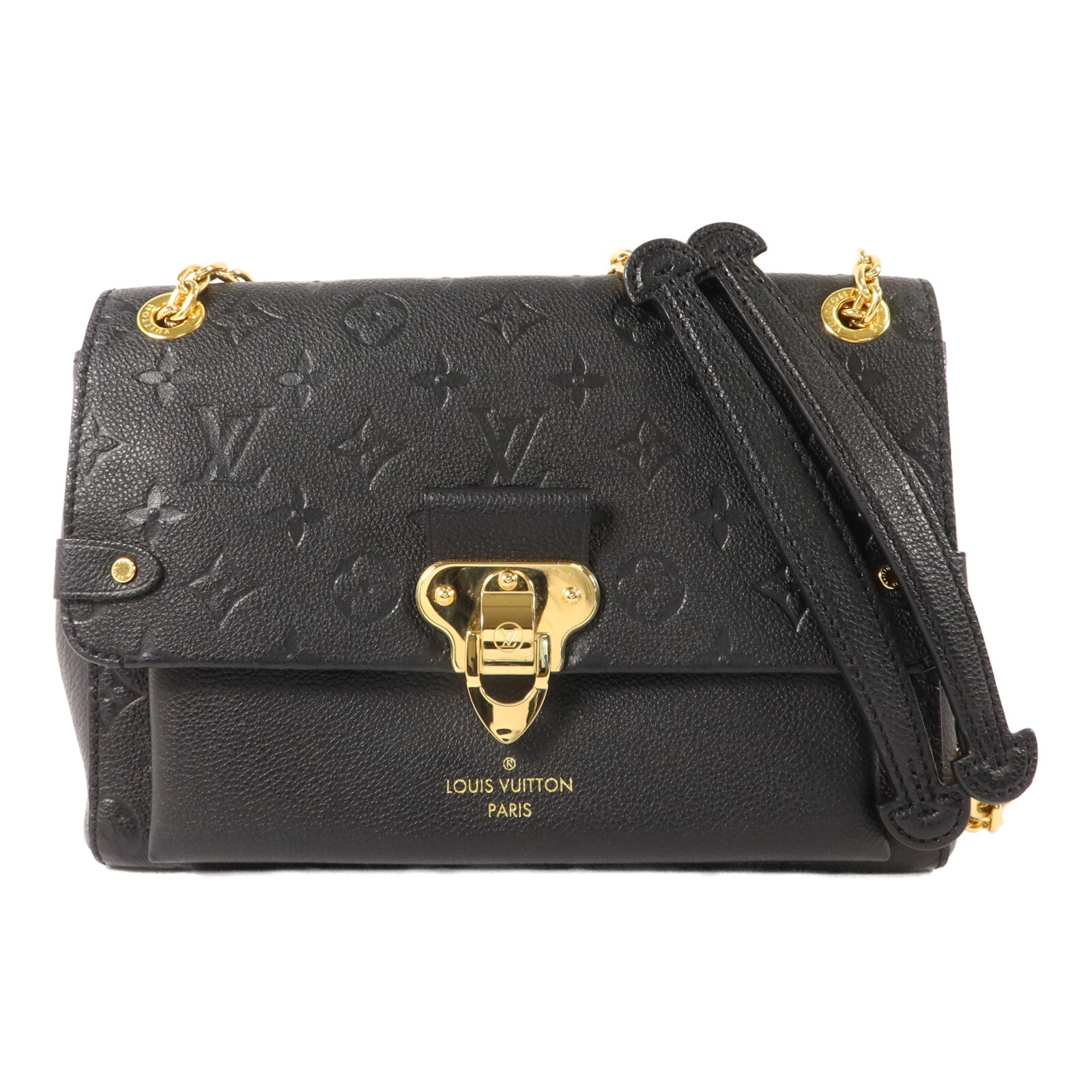 LOUIS VUITTON Monogram Empreinte Vavin PM金扣肩背袋